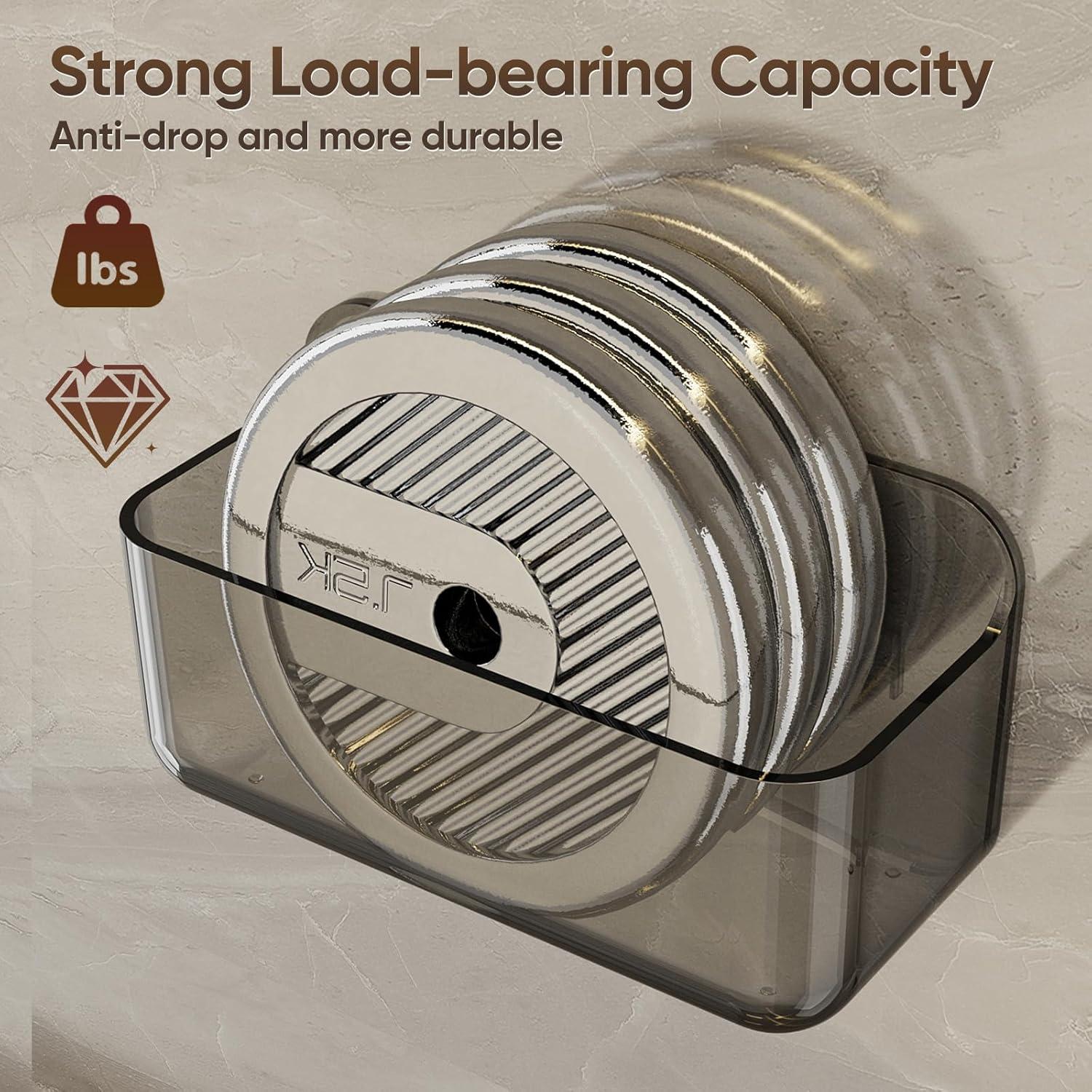 Caddy de Ducha Plaitaoai Acrílico Gris Organizador 6 Piezas