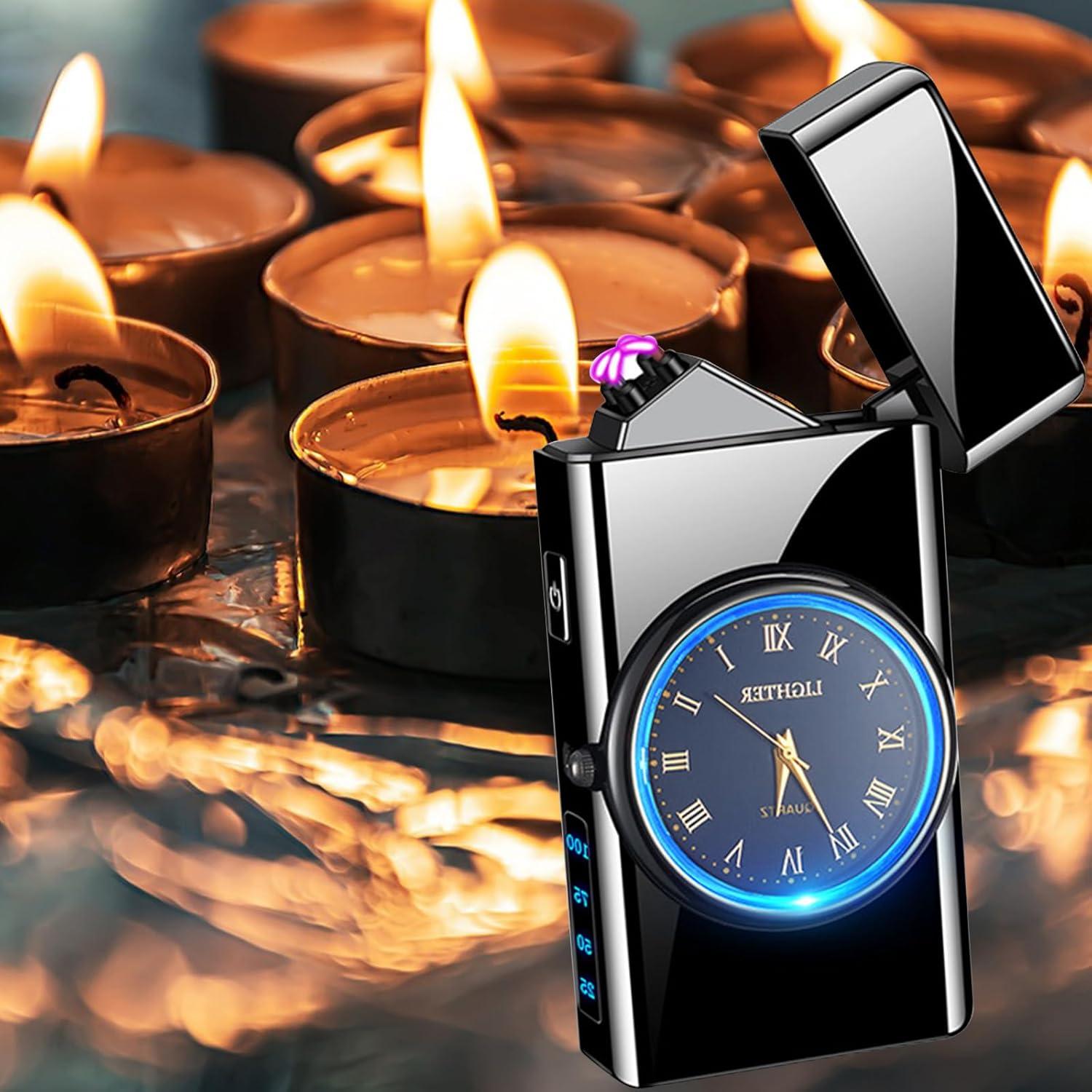 Encendedor Eléctrico USB RSBYE Doble Arco Resistente al Viento