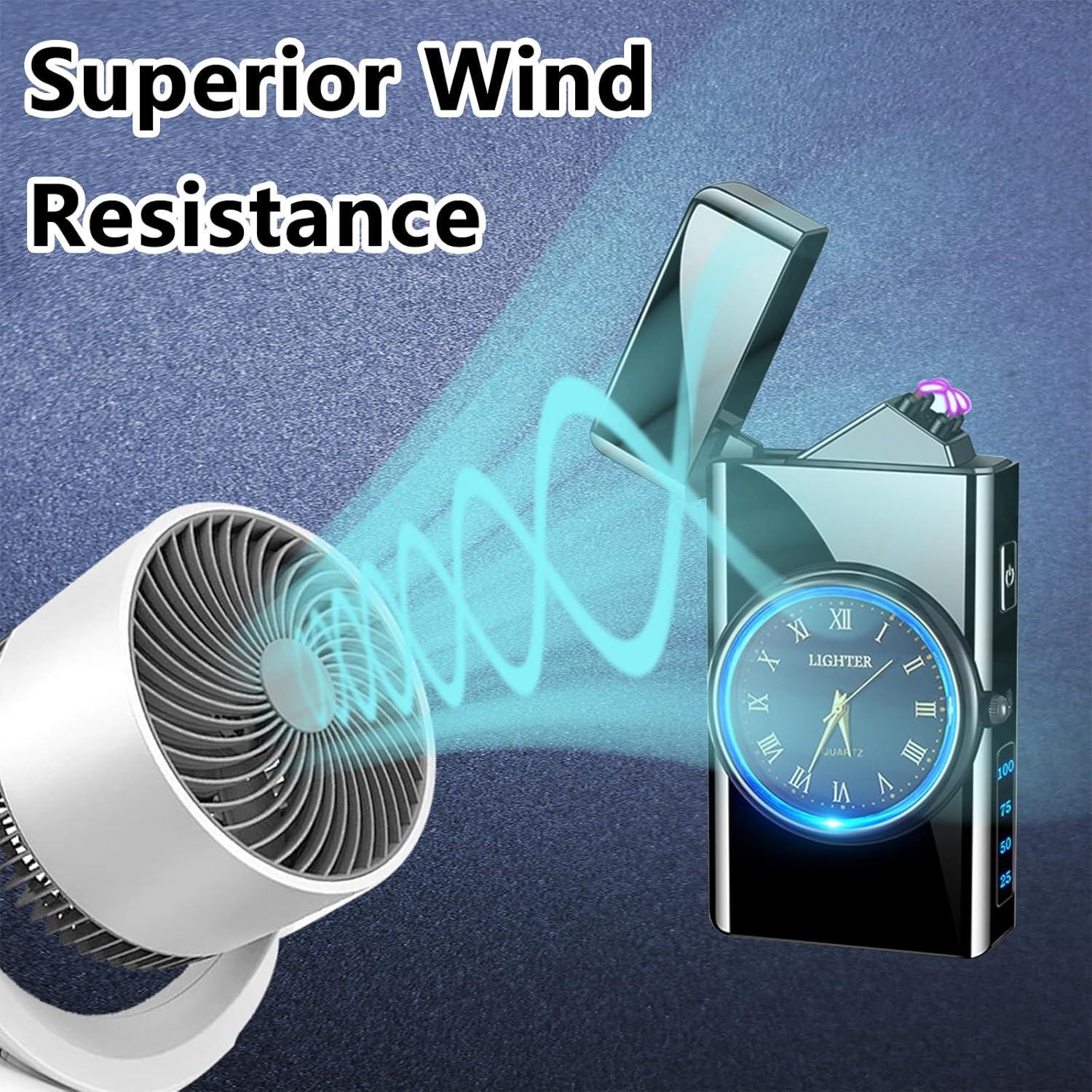 Encendedor Eléctrico USB RSBYE Doble Arco Resistente al Viento