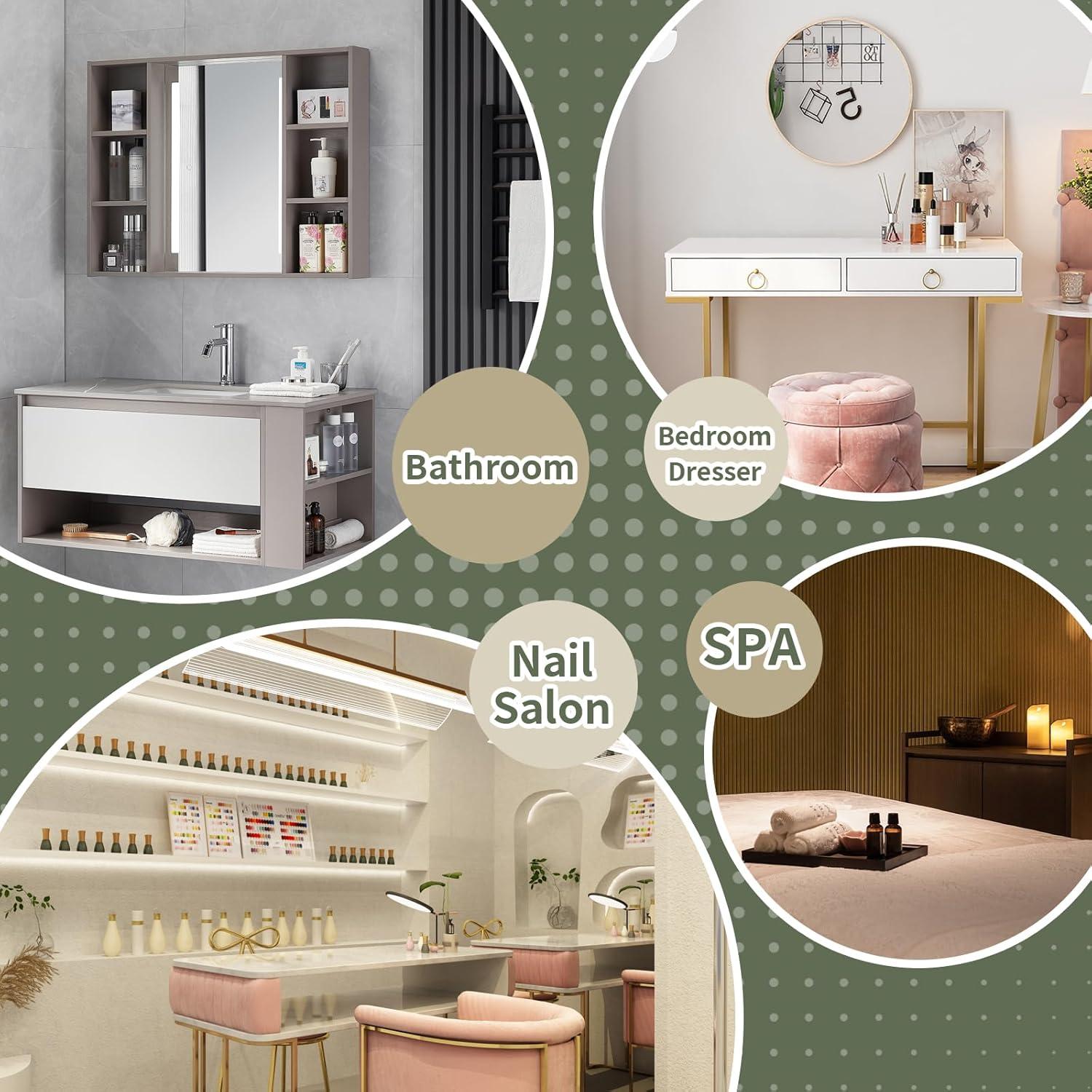 Estante Acrílico para Esmalte de Uñas Nalwort 6 Niveles