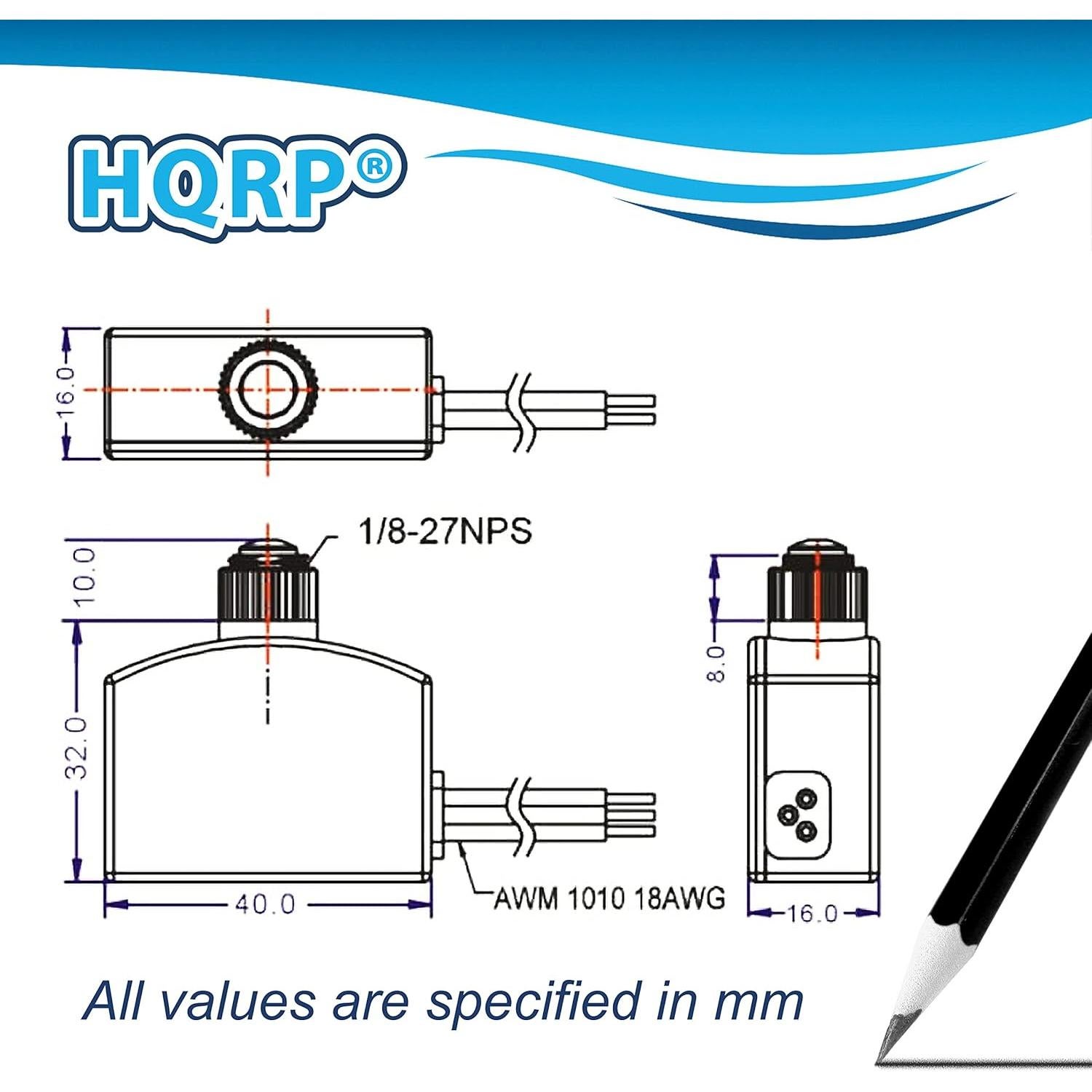 Sensor de Luz Fotocélula HQRP 2-Pack 100W 120V Dusk a Dawn