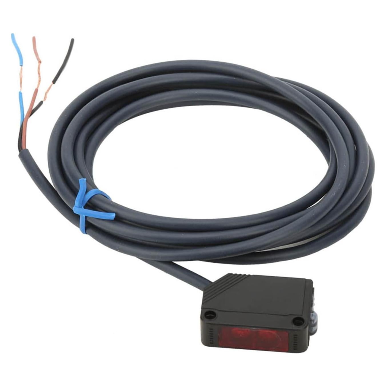 Sensor Fotoeléctrico ViaGasaFamido 100mm 12-24VDC con Cable 1.8m