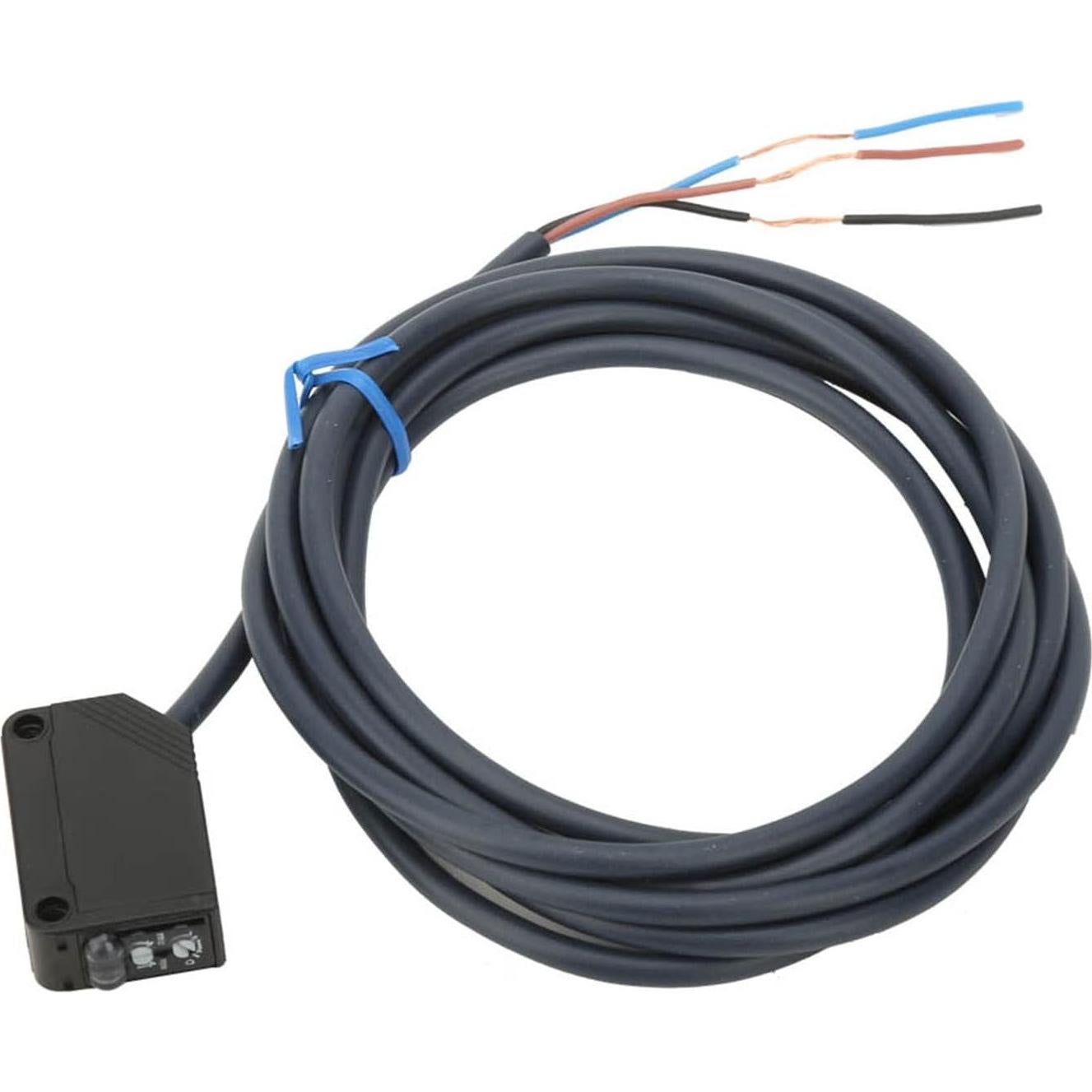 Sensor Fotoeléctrico ViaGasaFamido 100mm 12-24VDC con Cable 1.8m