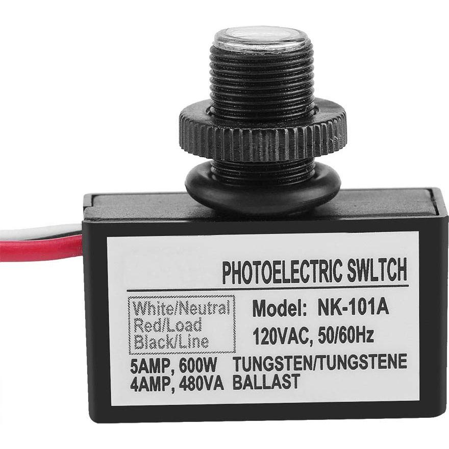 Interruptor Fotoeléctrico Alvinlite NK-101A 120VAC Sensor Luz