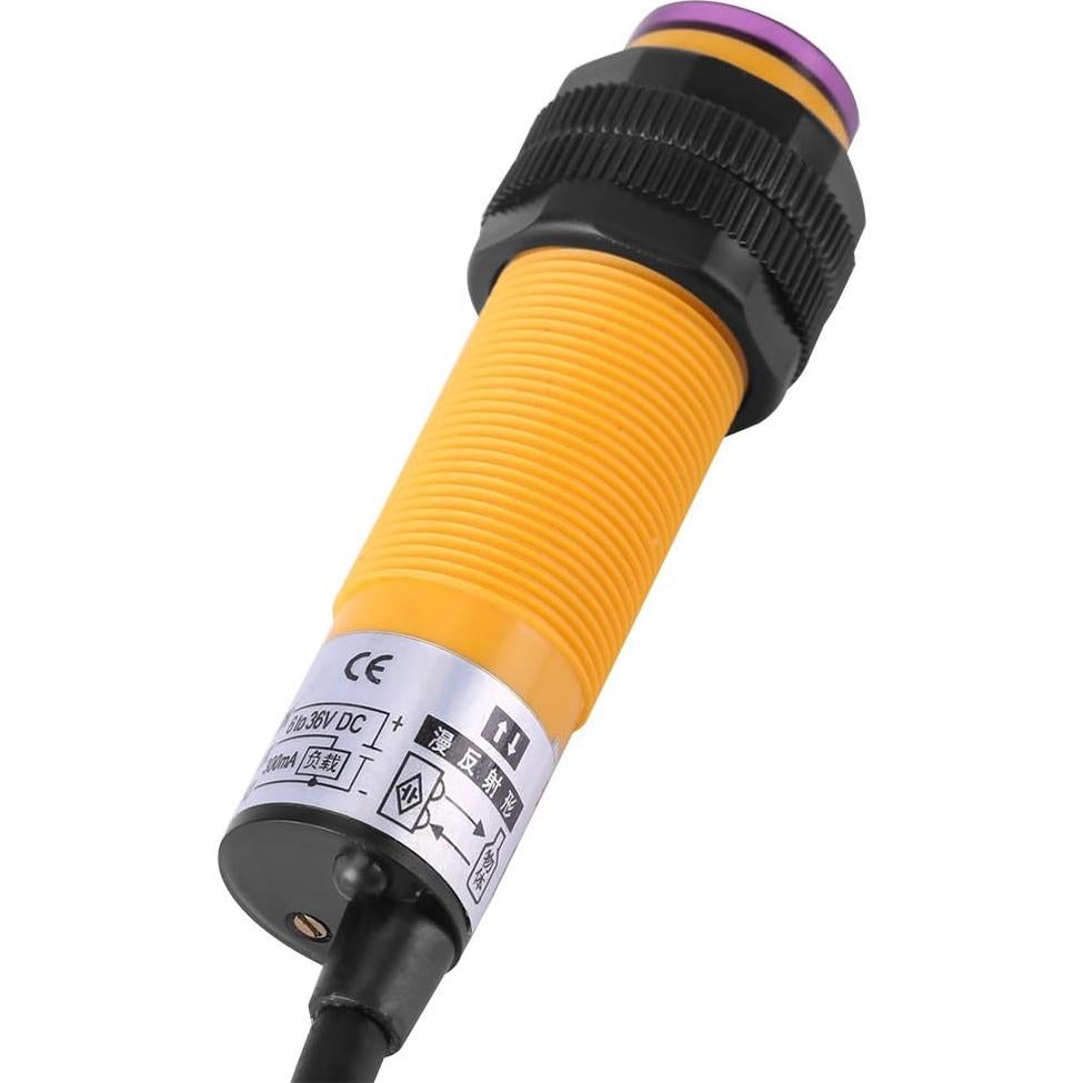 Sensor Fotoeléctrico PNP IR 3 Hilos 6-36V 5-30cm YWBL-WH