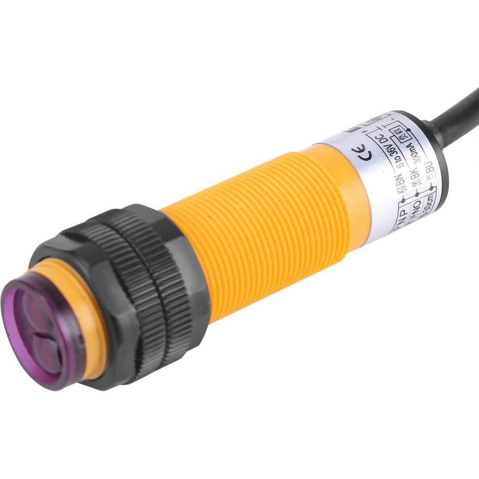Sensor Fotoeléctrico PNP IR 3 Hilos 6-36V 5-30cm YWBL-WH