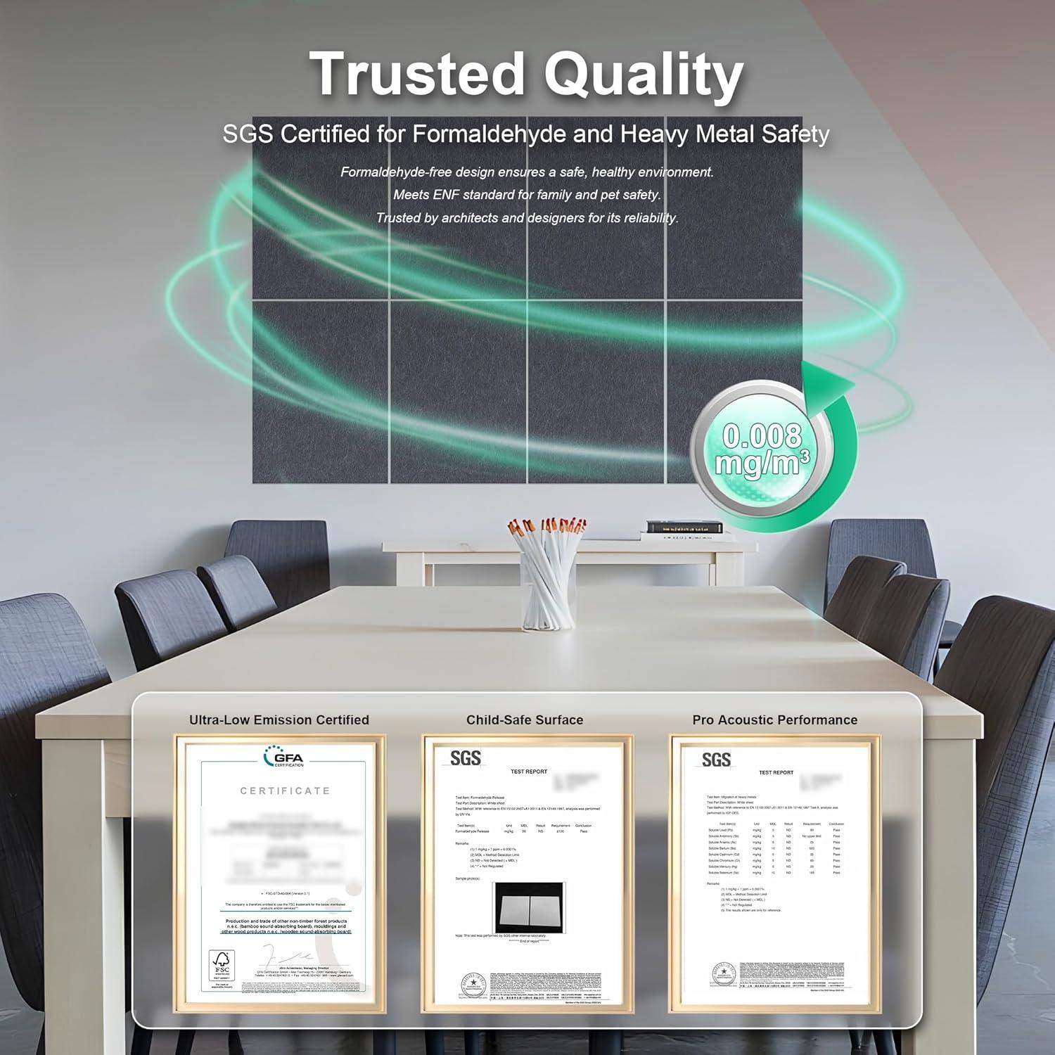 Paneles Acústicos Woven Sound 16 Piezas 40.64x30.48 cm Gris Luna