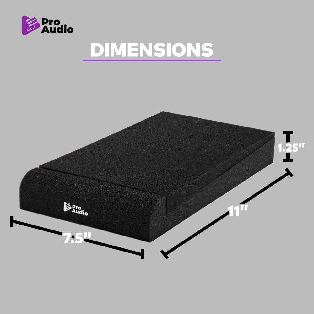 Almohadillas de Aislamiento On Stage para Monitores 12.7 cm