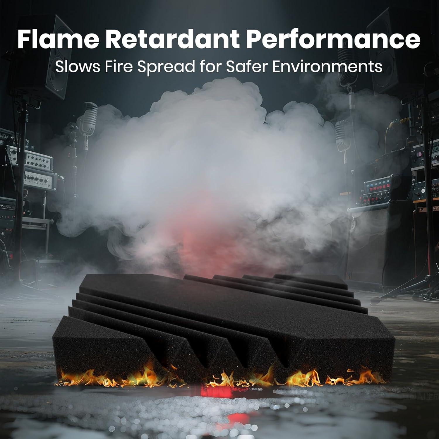 Paneles Acústicos de Espuma Focusound 16 Piezas 32.9x32.9cm