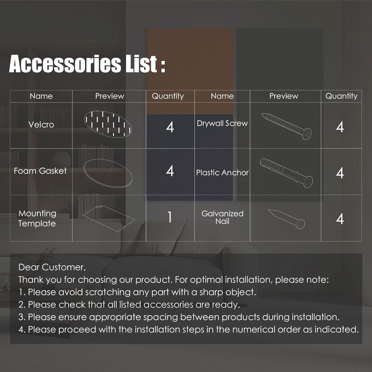 Panel Acústico Art Soundbox 60x120cm Gris - Reducción de Ruido