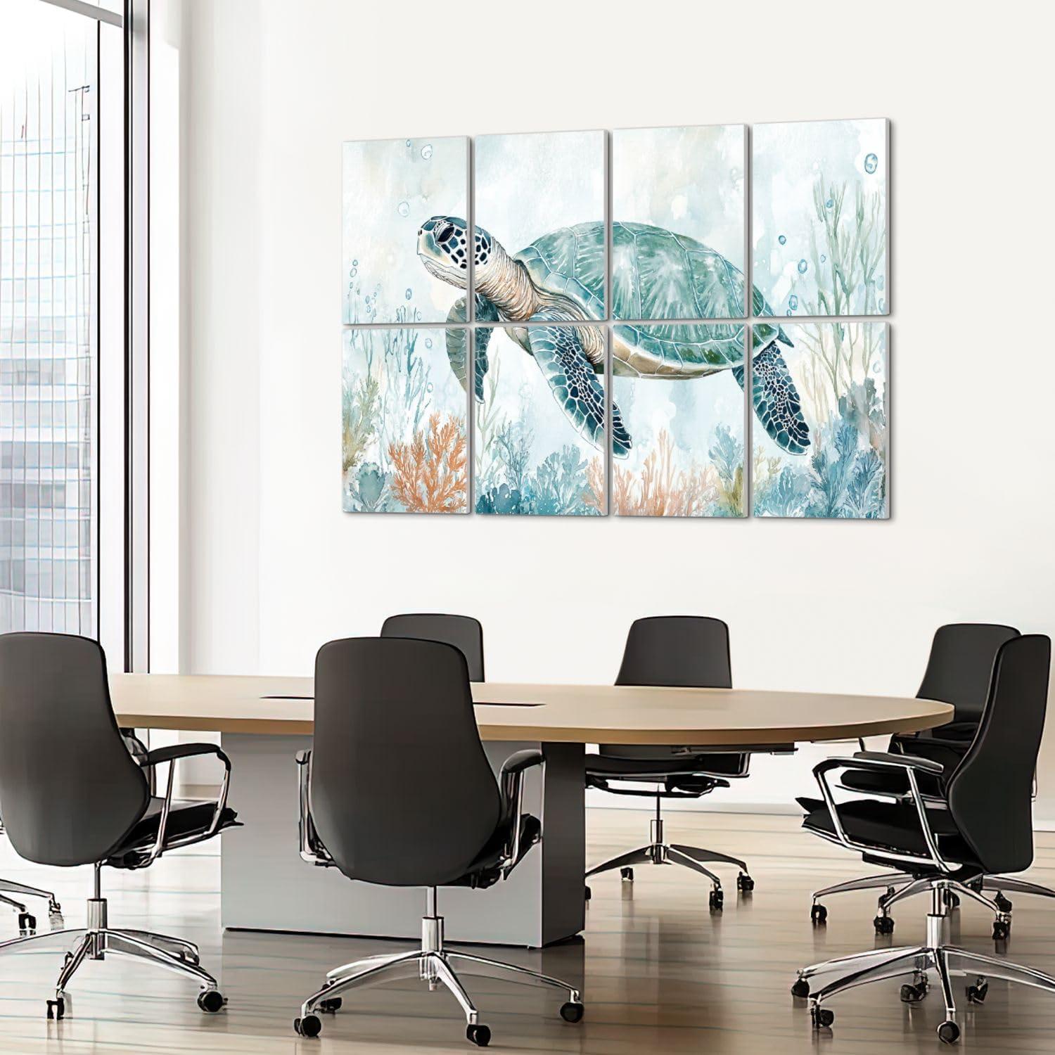 Paquete de 8 Paneles Acústicos Art Absorbentes 121.92x81.28cm