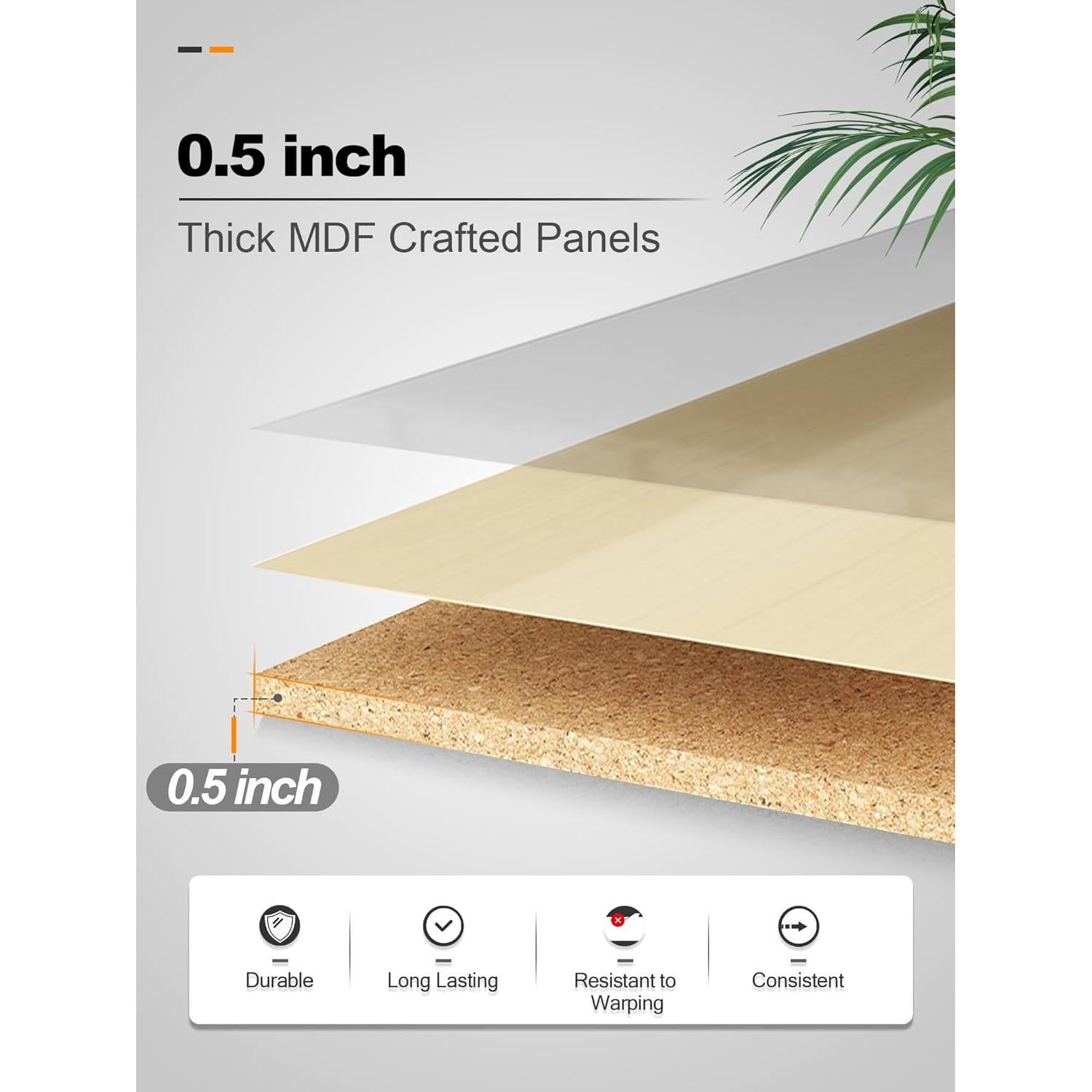 Paneles Acústicos de Madera Woven Sound 120x31.75cm Nogal 2P