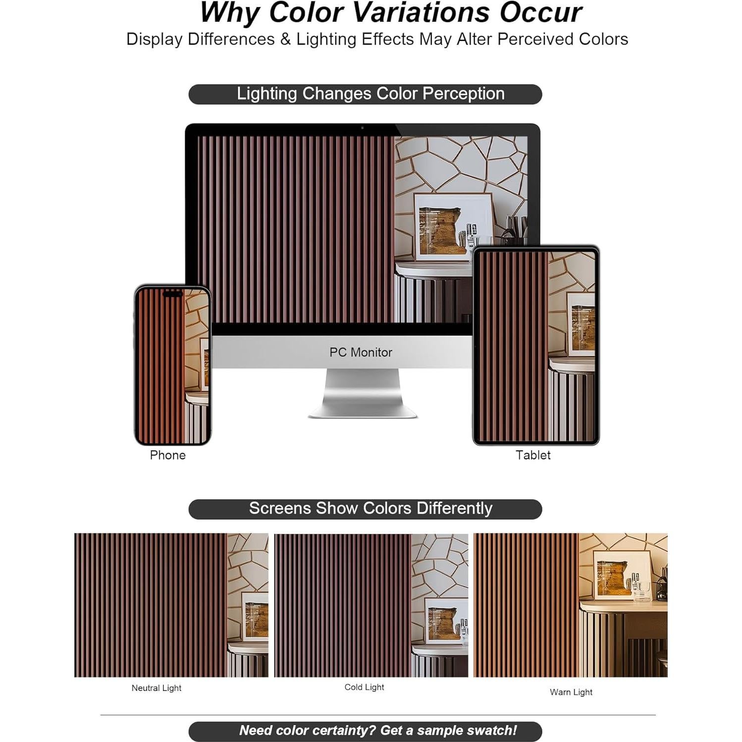 Paneles Acústicos de Madera Woven Sound 120x31.75cm Nogal 2P