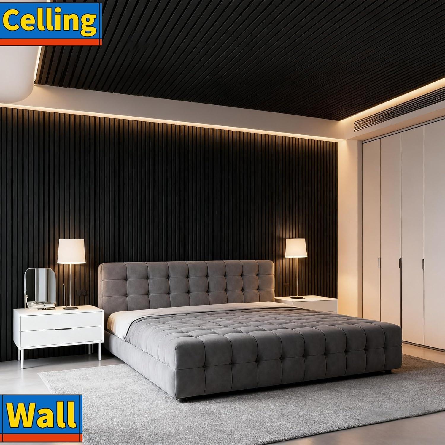 Tableros de Fieltro Aipiahio 36x24" Negros - Paquete de 6