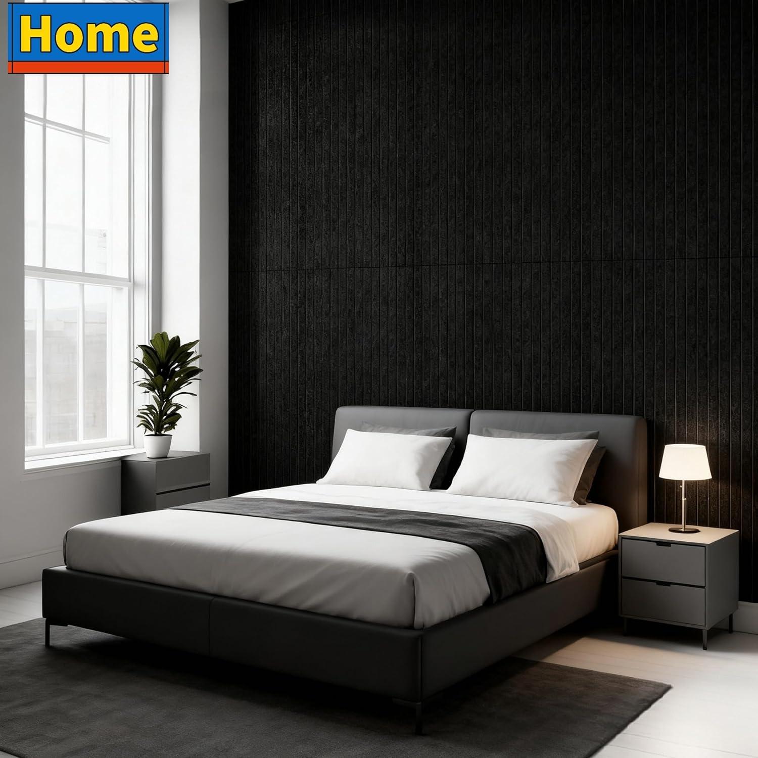 Tableros de Fieltro Aipiahio 36x24" Negros - Paquete de 6