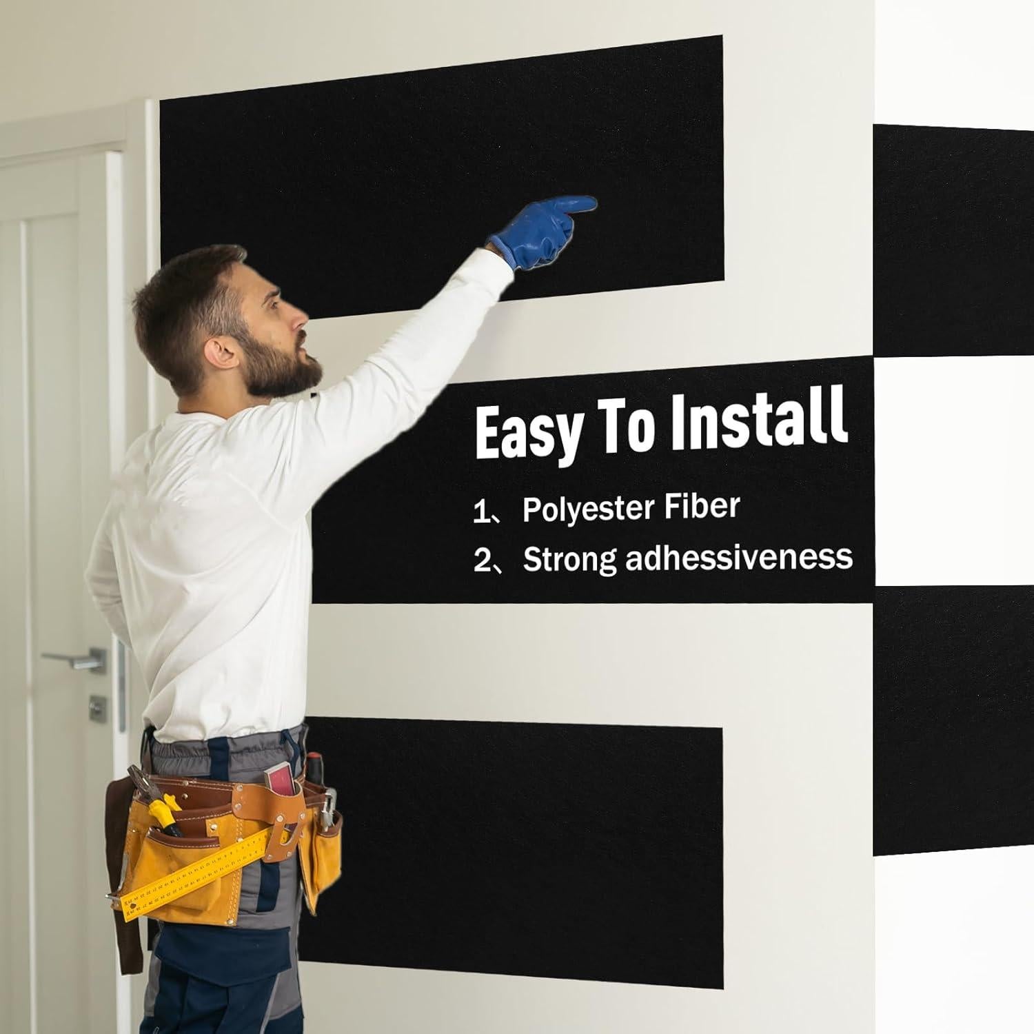 Paneles Acústicos Frienda Pack de 6 120x60 cm Autoadhesivos