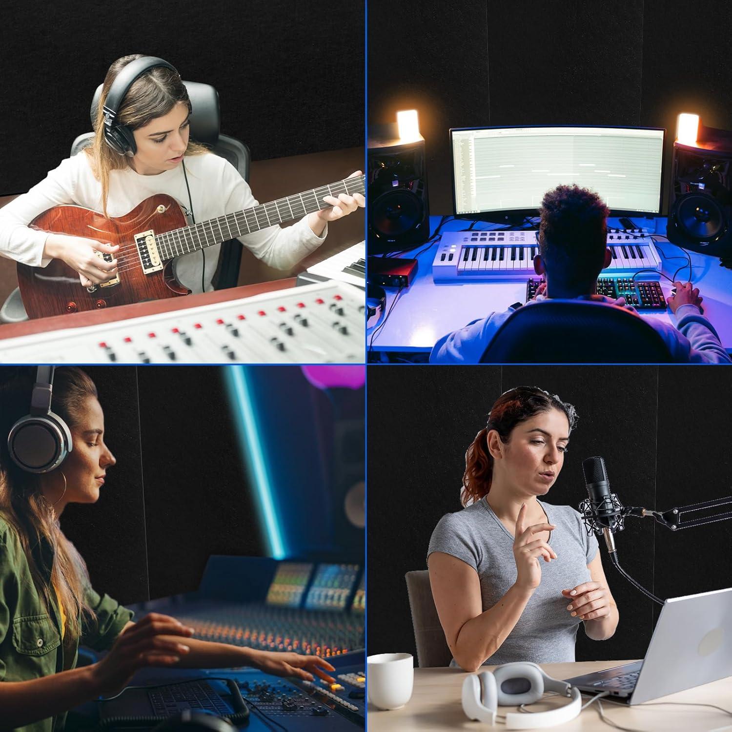 Paneles Acústicos Frienda Pack de 6 120x60 cm Autoadhesivos