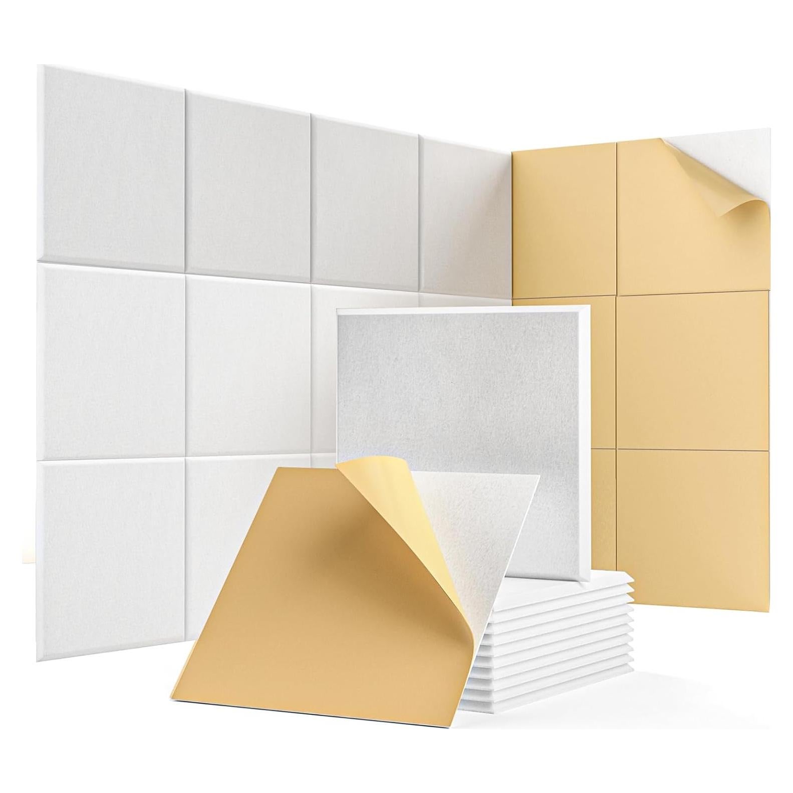 Paneles Acústicos Aislantes Kuchoow, 18 Piezas 30x30cm