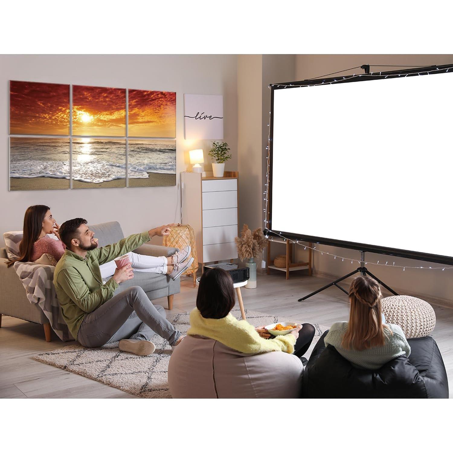 Paneles Acústicos de Arte Autoadhesivos 182x122 cm Corse Aurore