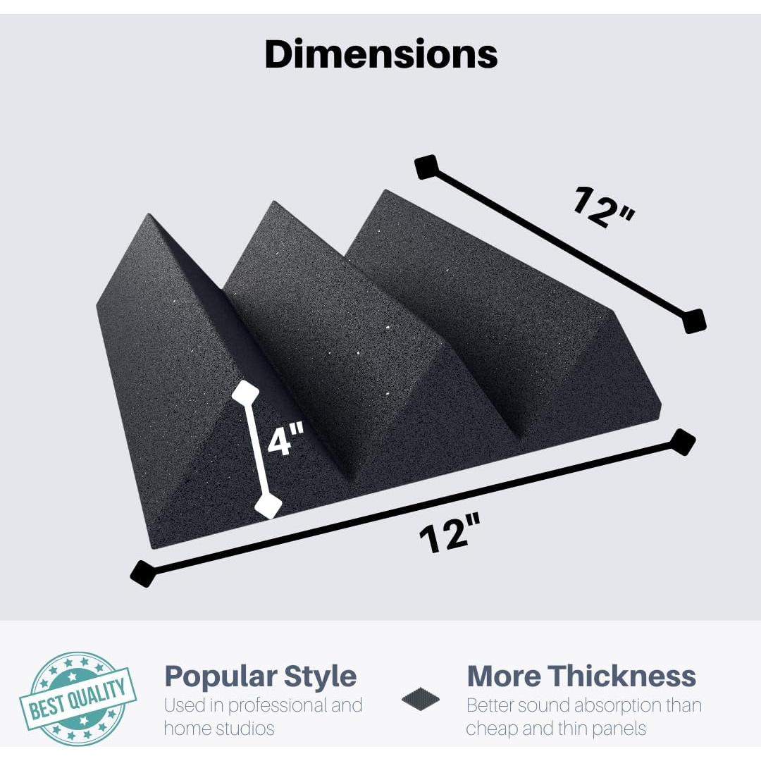 Paneles Acústicos SoundAssured - Espuma de Poliuretano 30x30cm