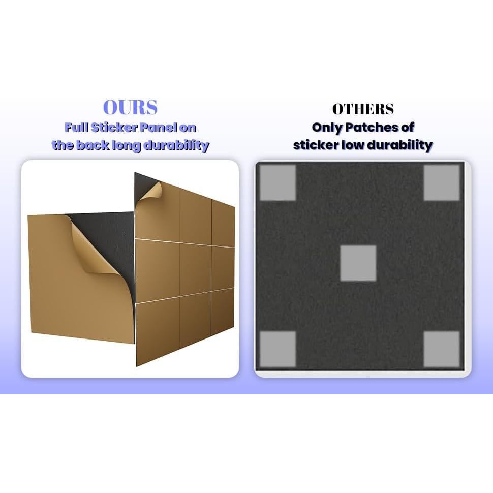 Paquete de 8 Paneles Acústicos Autoadhesivos Xpneuma 30x30 cm