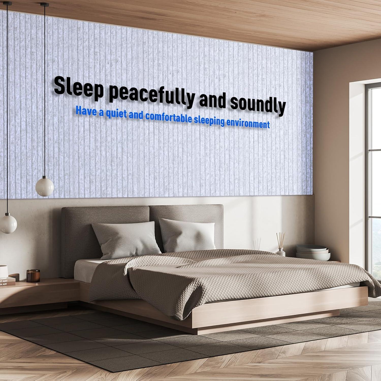 Paquete de 10 Paneles Acústicos Aislantes 119.4x60.9cm Gris Claro