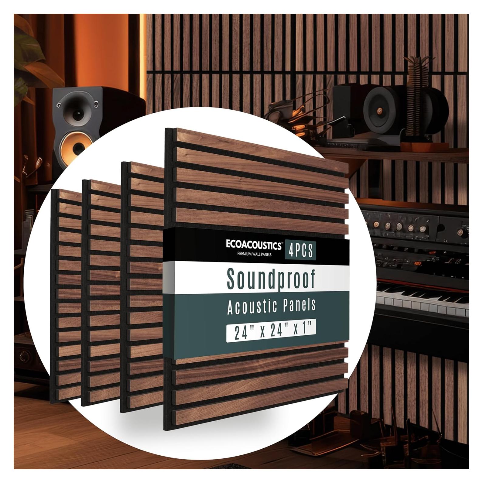 Paneles Acústicos Insonorizados RT60X - 4 Piezas 61x61cm