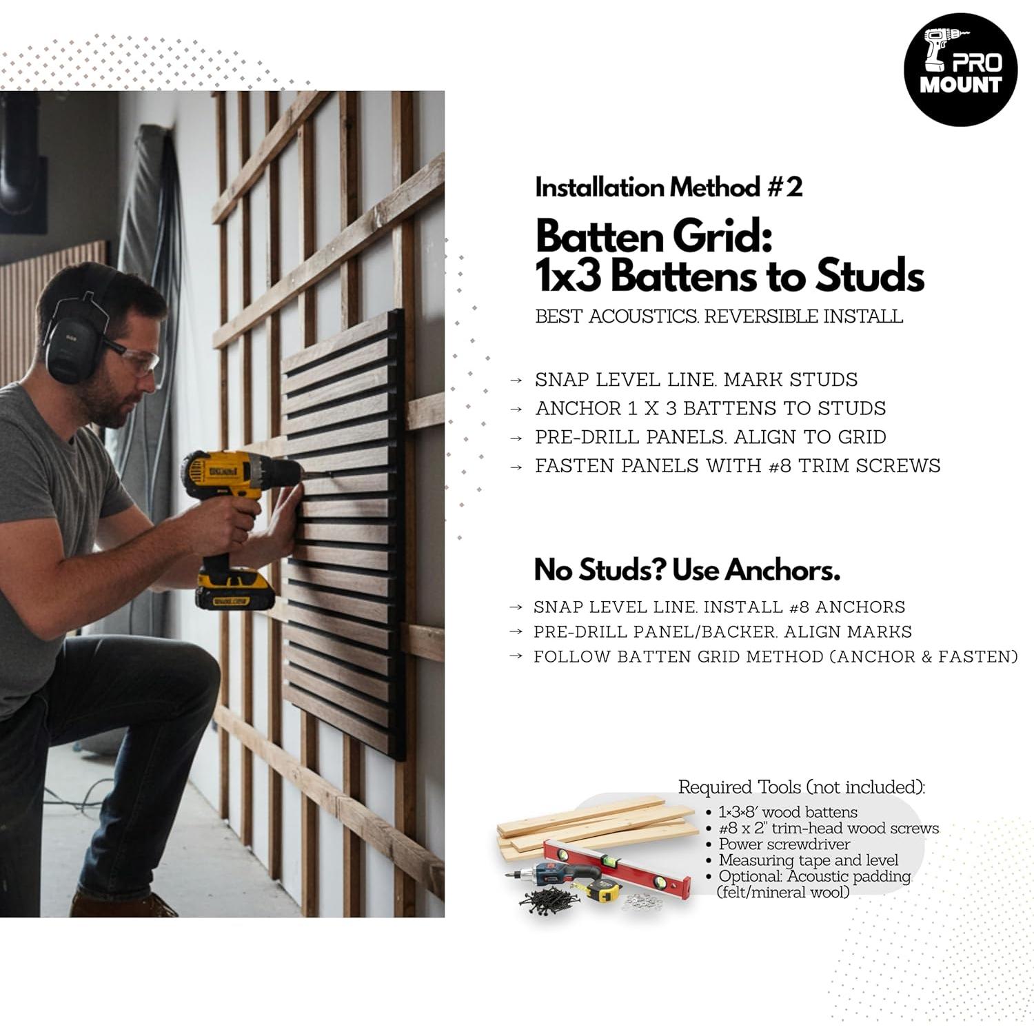 Paneles Acústicos Insonorizados RT60X - 4 Piezas 61x61cm