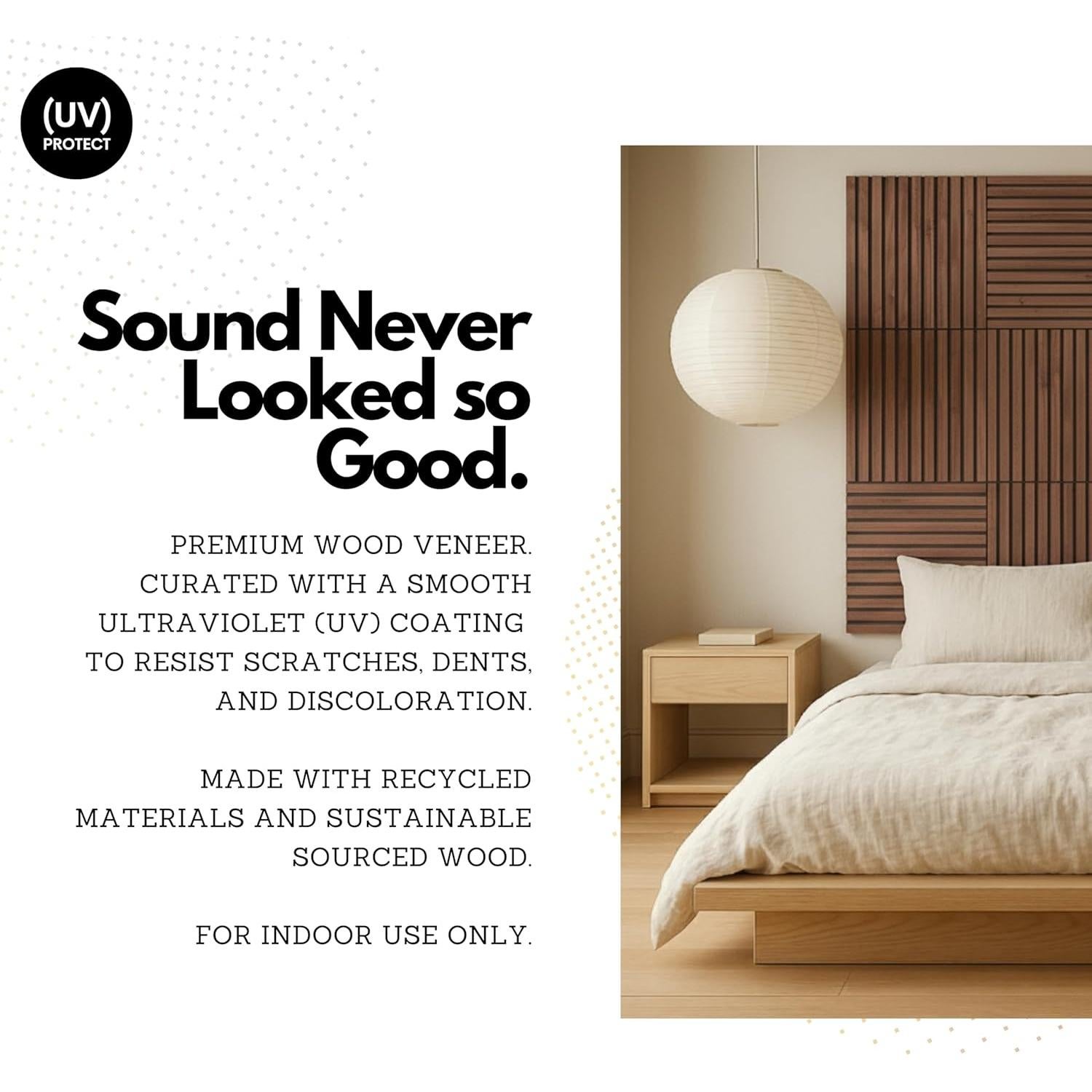 Paneles Acústicos Insonorizados RT60X - 4 Piezas 61x61cm