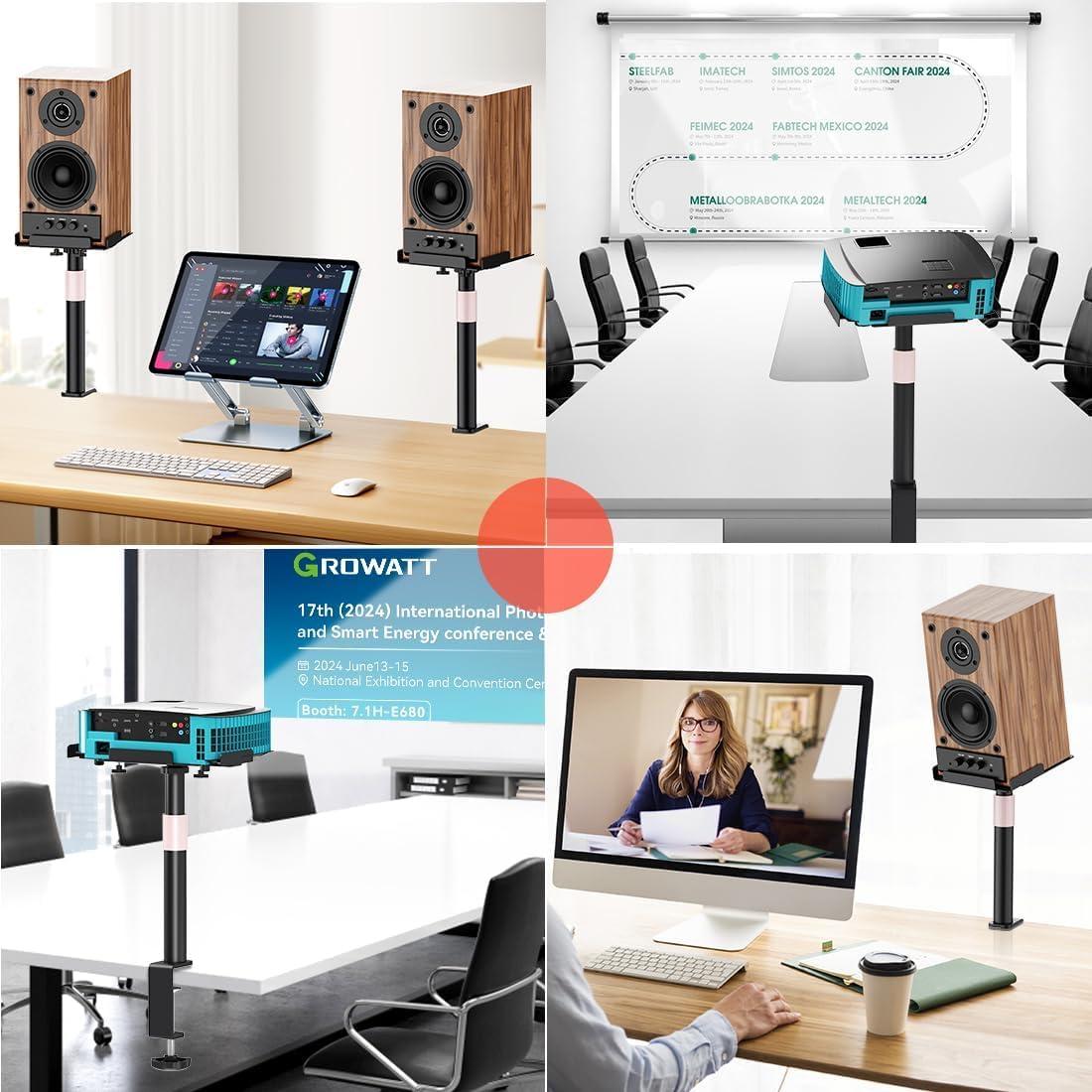 Soporte de Monitor de Estudio Futrue-Wolker Set de 2 Ajustable