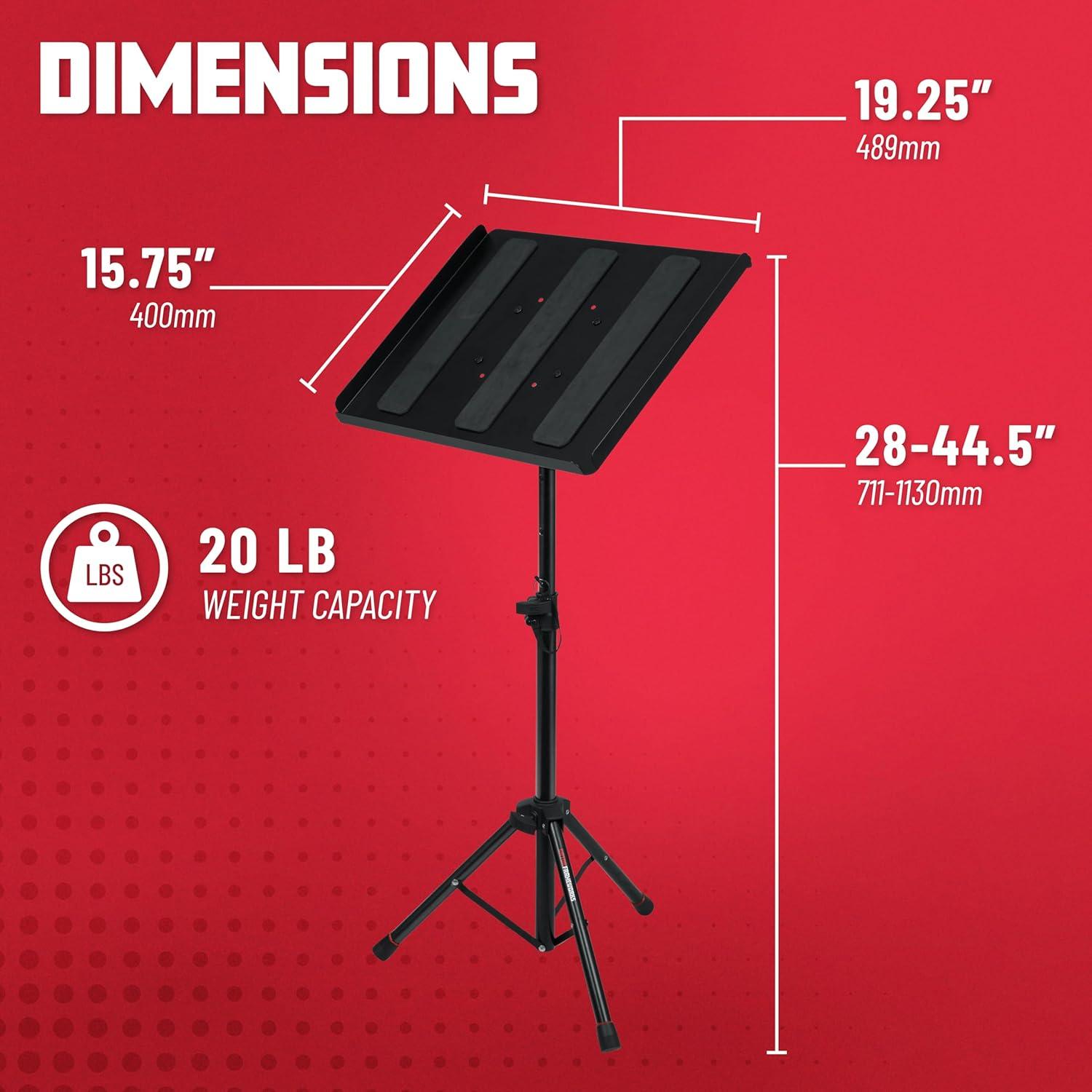 Soporte Multimedia Ajustable Gator GFW-UTL-MEDIATRAY1 9kg