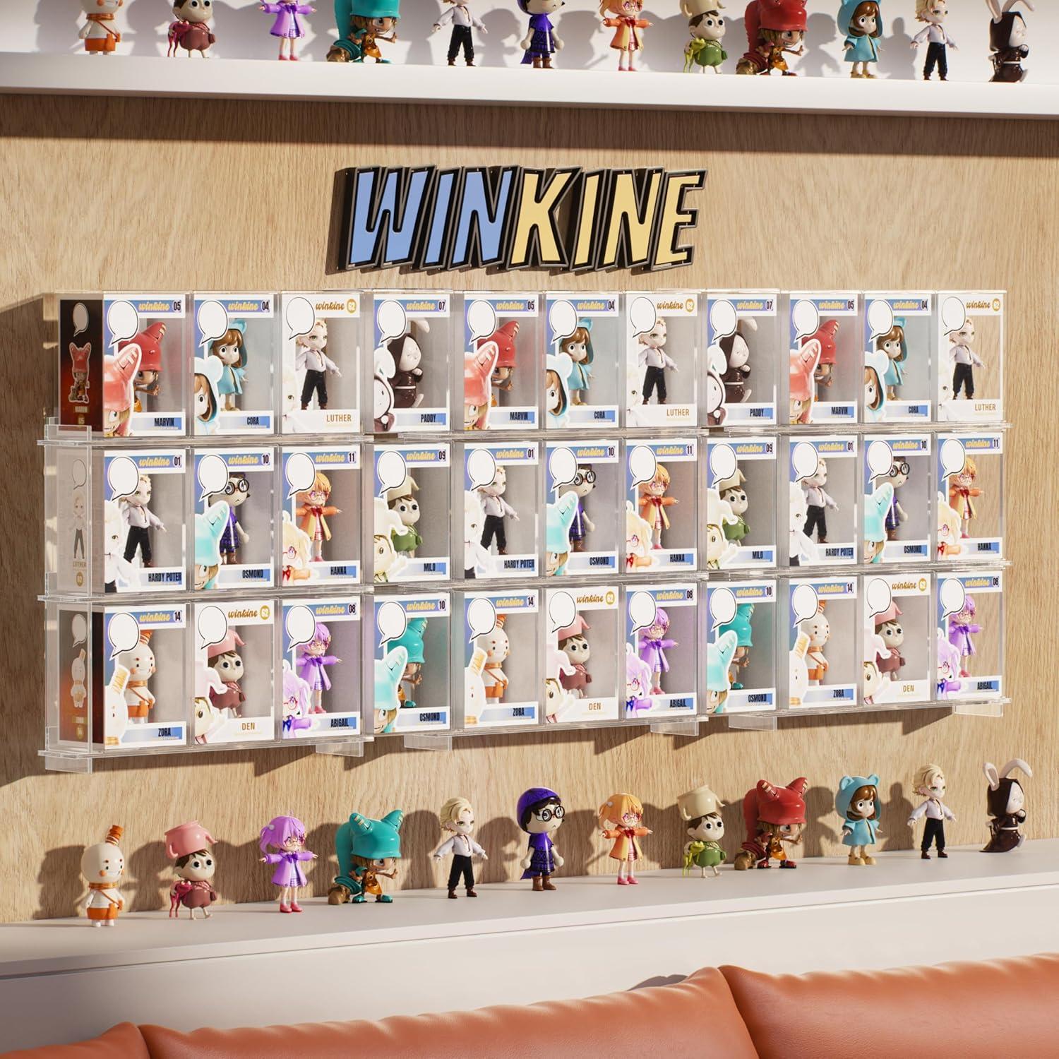 Estantes Flotantes WINKINE para Funko Pop - Paquete de 2