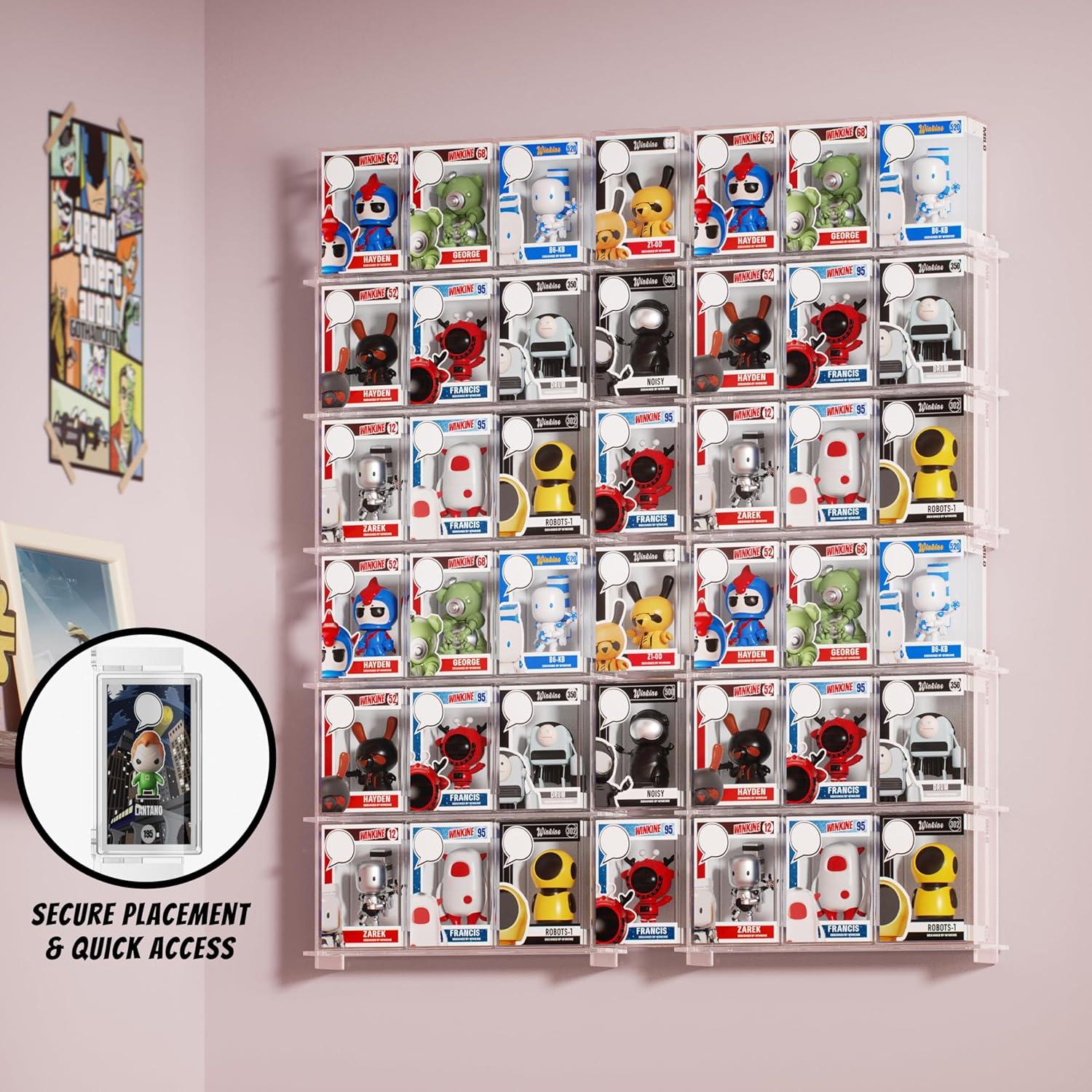 Estantes Flotantes WINKINE para Funko Pop - Paquete de 2