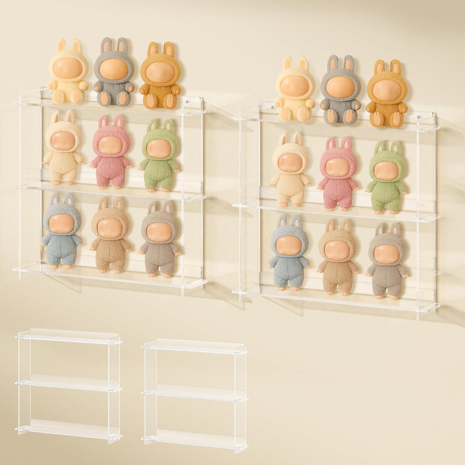 Estantes Flotantes WINKINE para Funko Pop - Paquete de 2