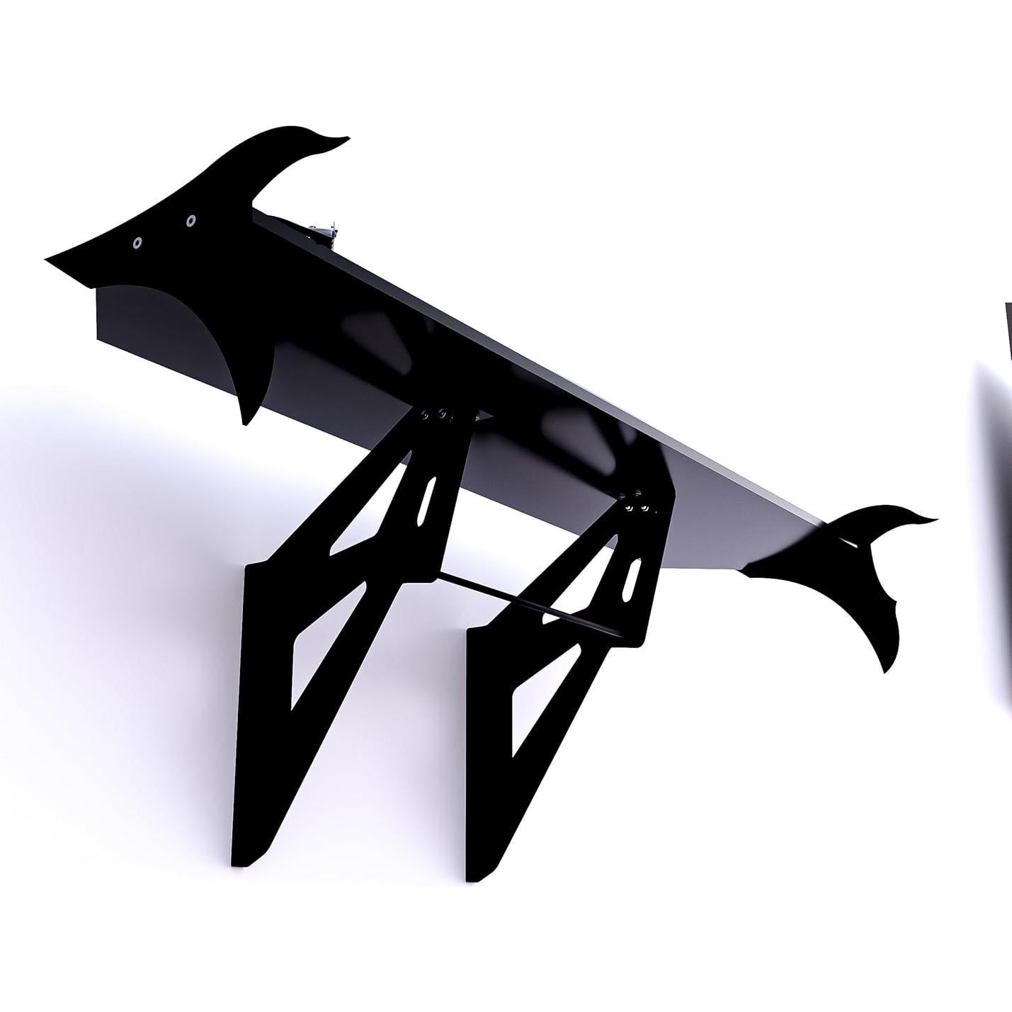 Estante de Pared S999 en Forma de Ala 61 cm con Acrílico