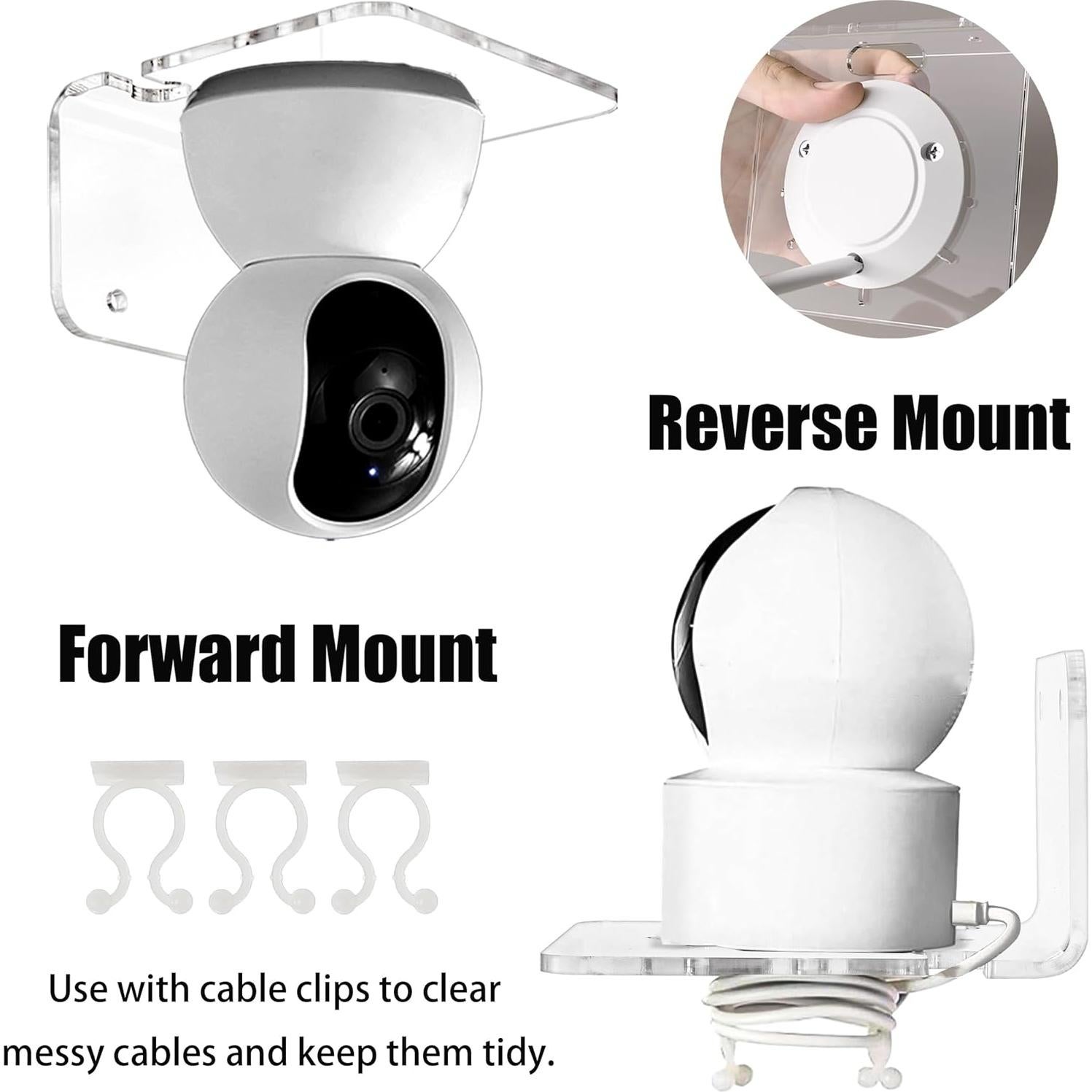 Estantes Flotantes de Acrílico Nicunom - 6 Piezas 10.16 cm