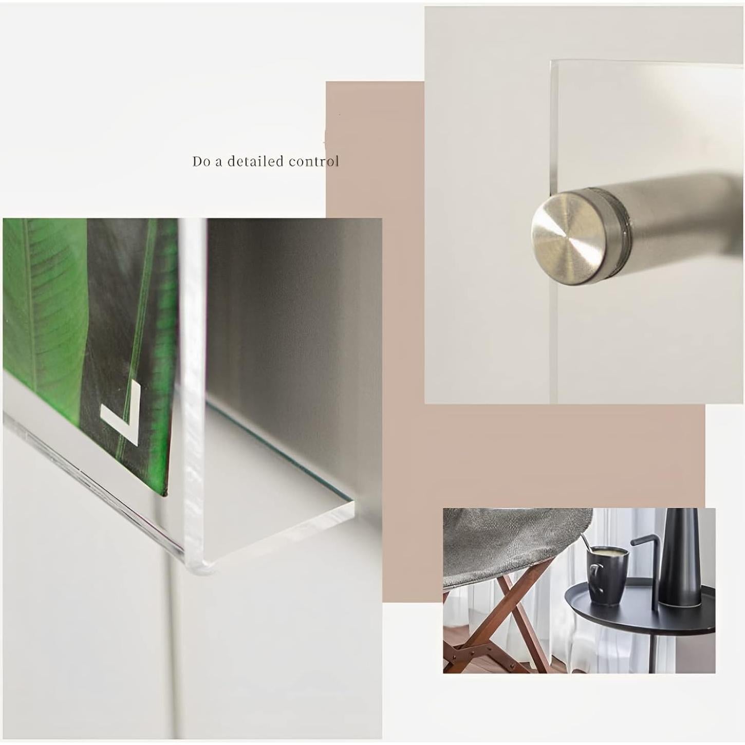 Soportes de Revistas Acrílico ROYALITA 17" x 4 Unidades