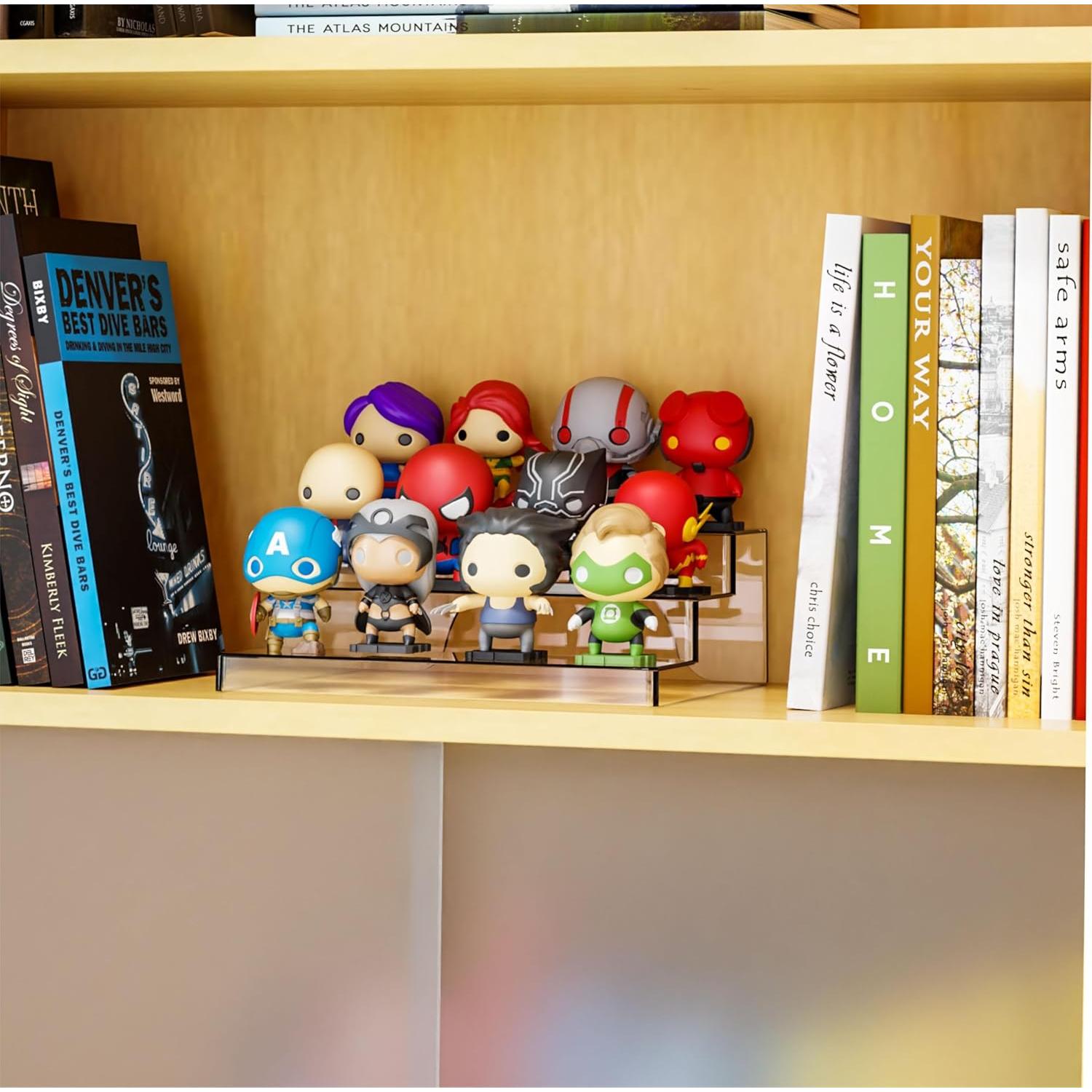 Soporte Acrílico de Exhibición Yieach 3 Niveles 26.2x23.9cm