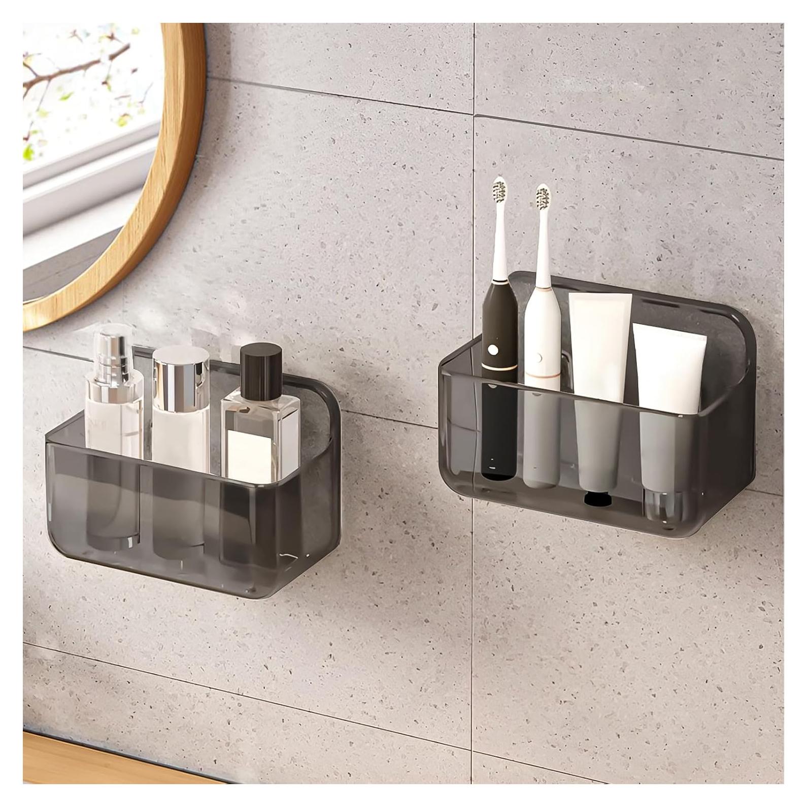 CGBE Organizador de Ducha Adhesivo Acrílico 2 Paquetes 7.02cm