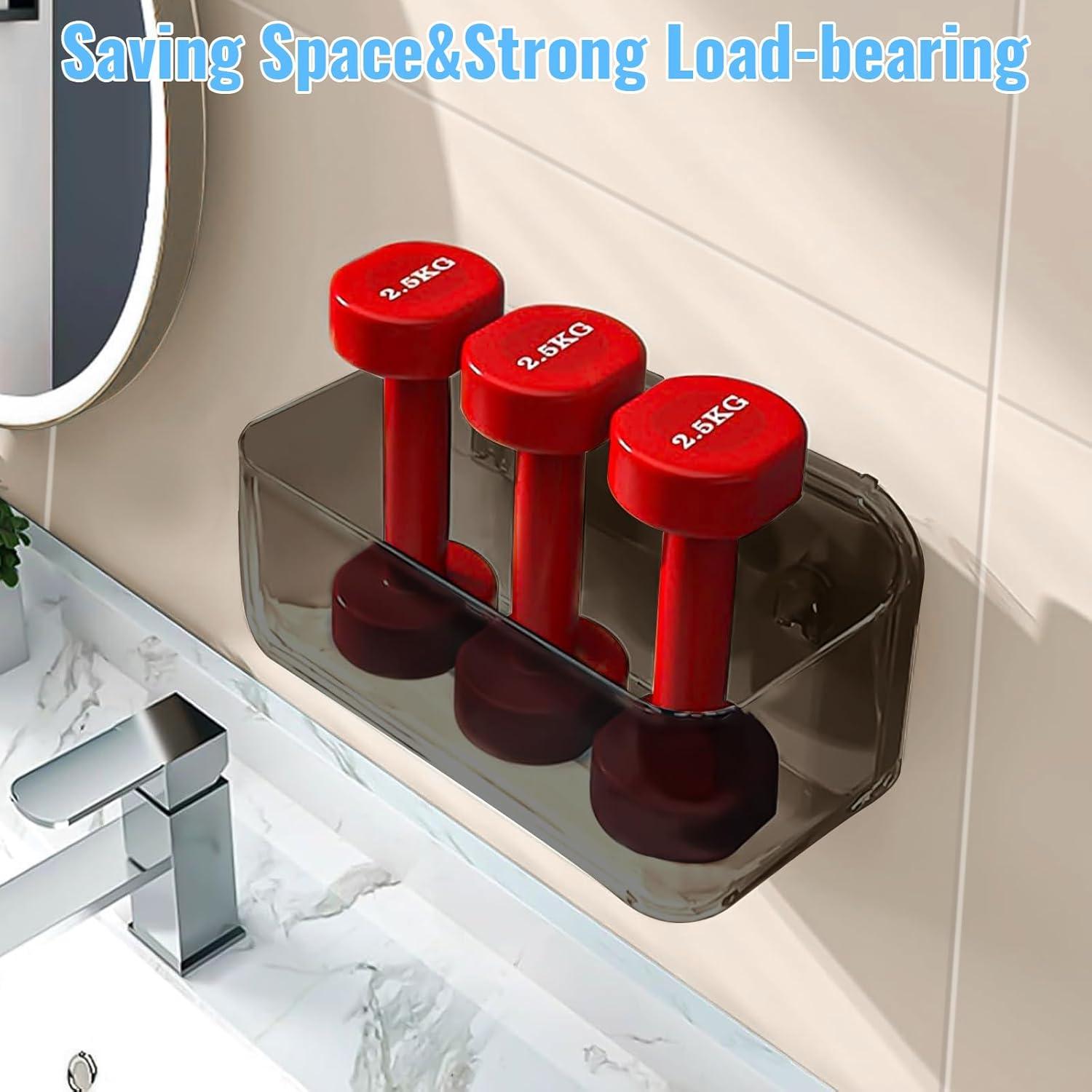 CGBE Organizador de Ducha Adhesivo Acrílico 2 Paquetes 7.02cm