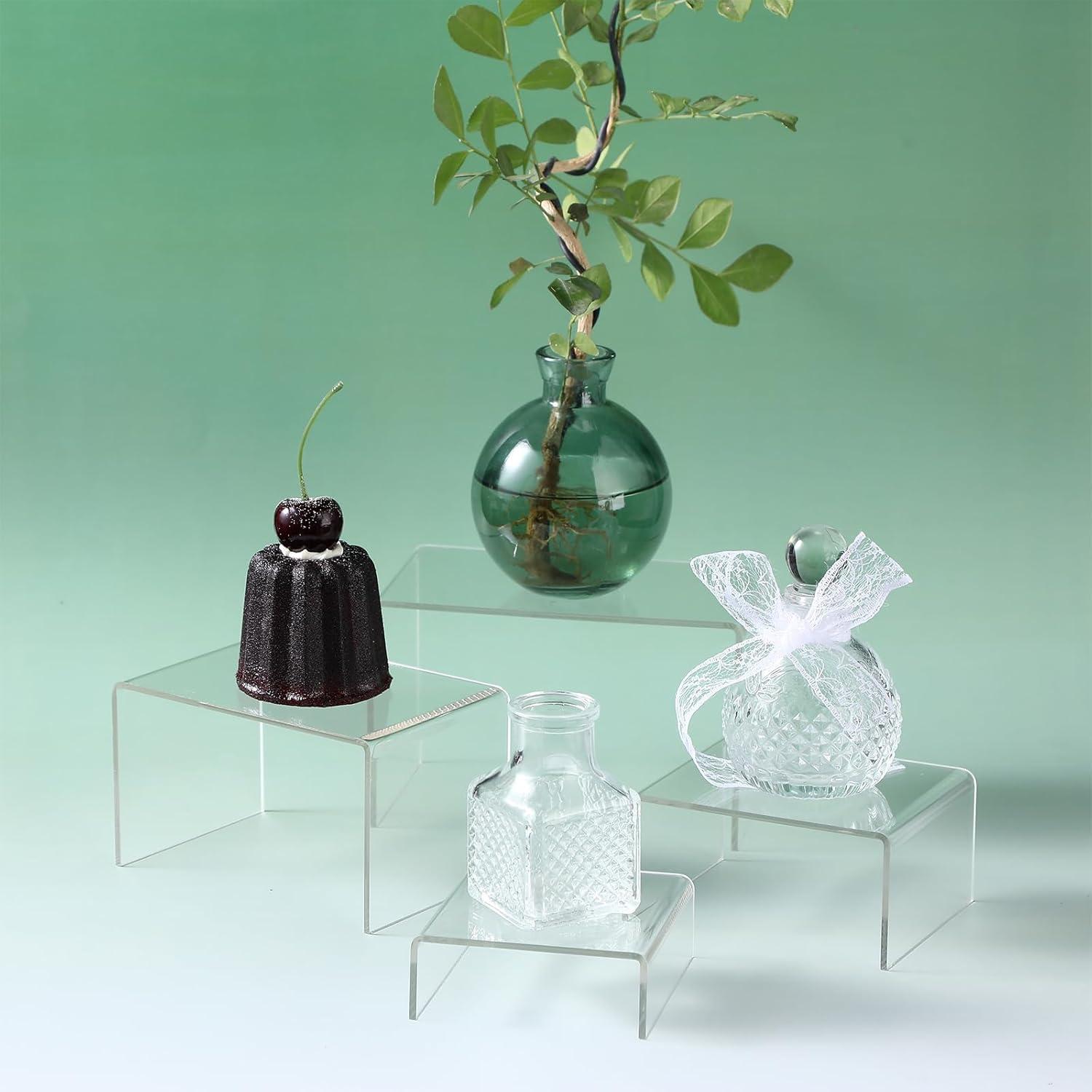 Soportes de Exhibición Acrílicos Chuangdi - 20 Piezas Transparentes