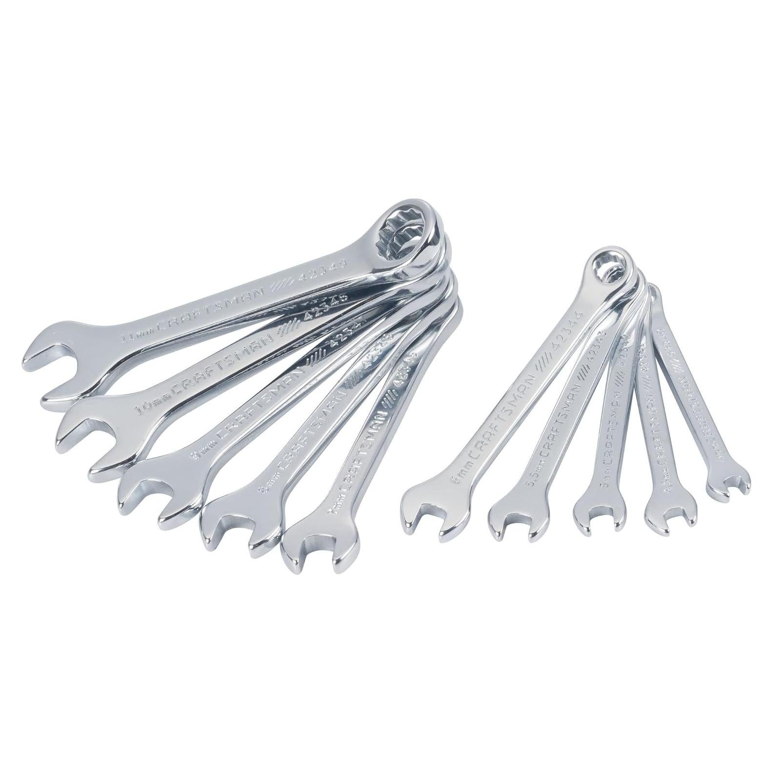 Juego de Llaves CRAFTSMAN 10 Piezas Métricas Miniatura