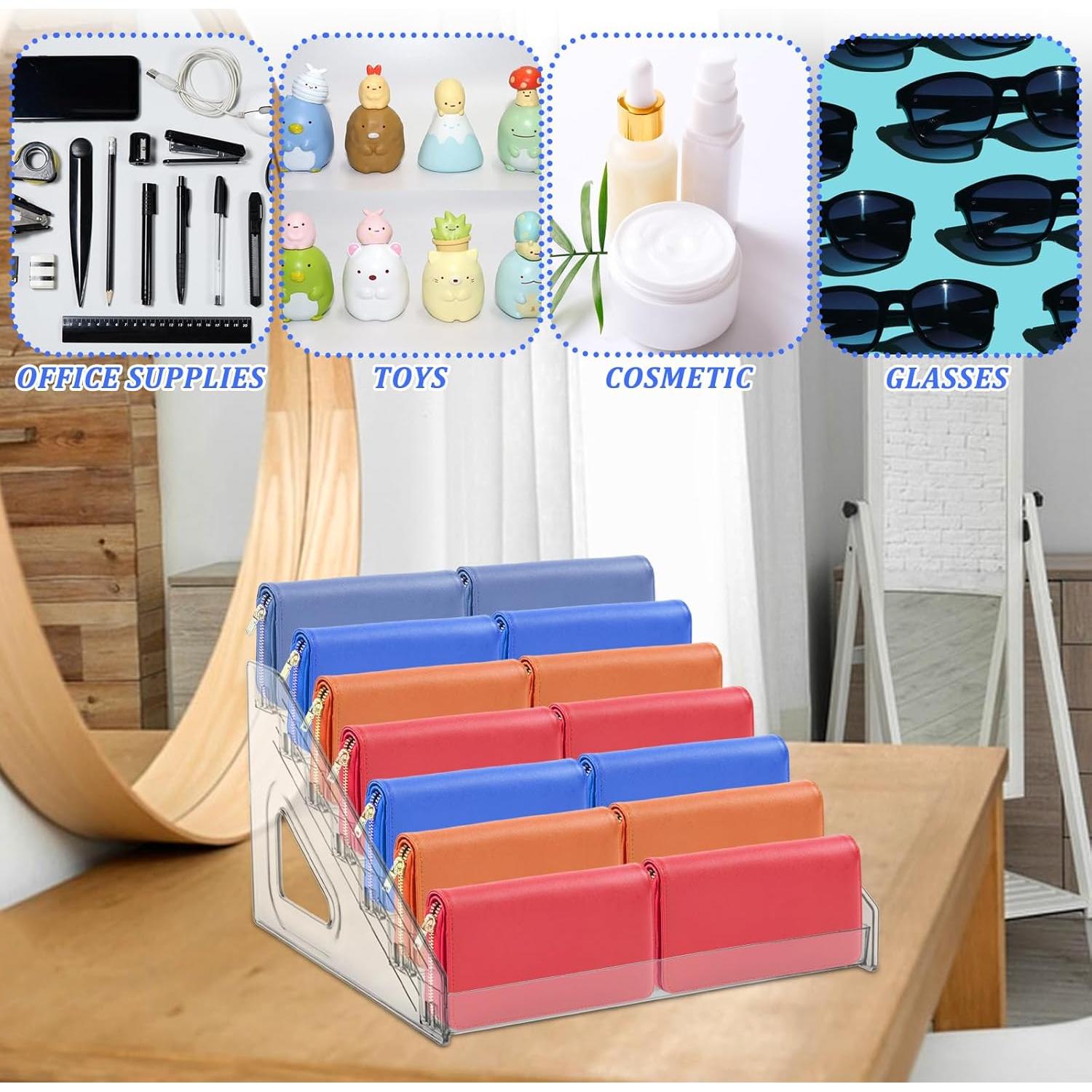 Soporte Acrílico Transparente 7 Niveles para Bolsos Sibosen