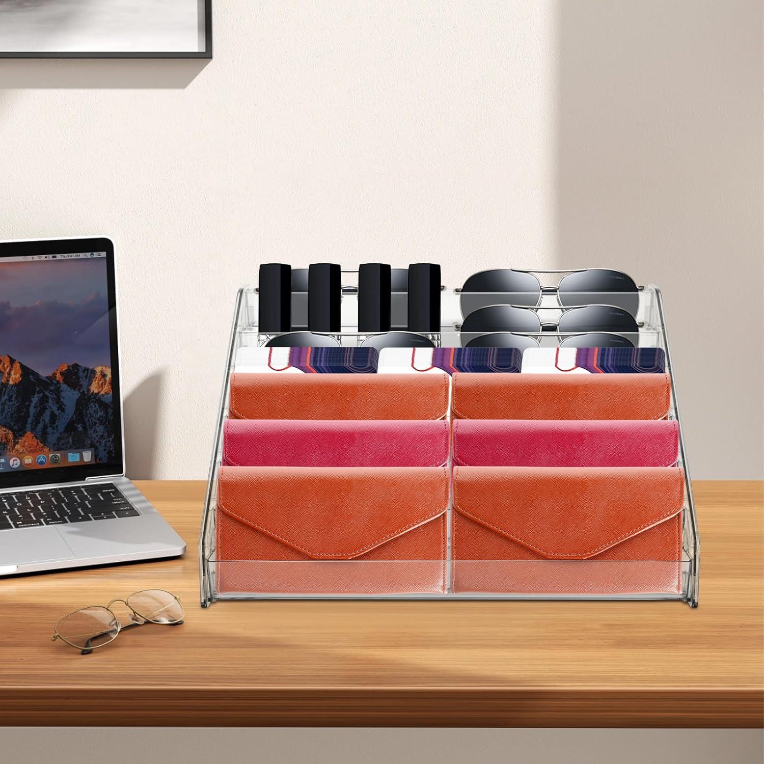 Soporte Acrílico Transparente 7 Niveles para Bolsos Sibosen