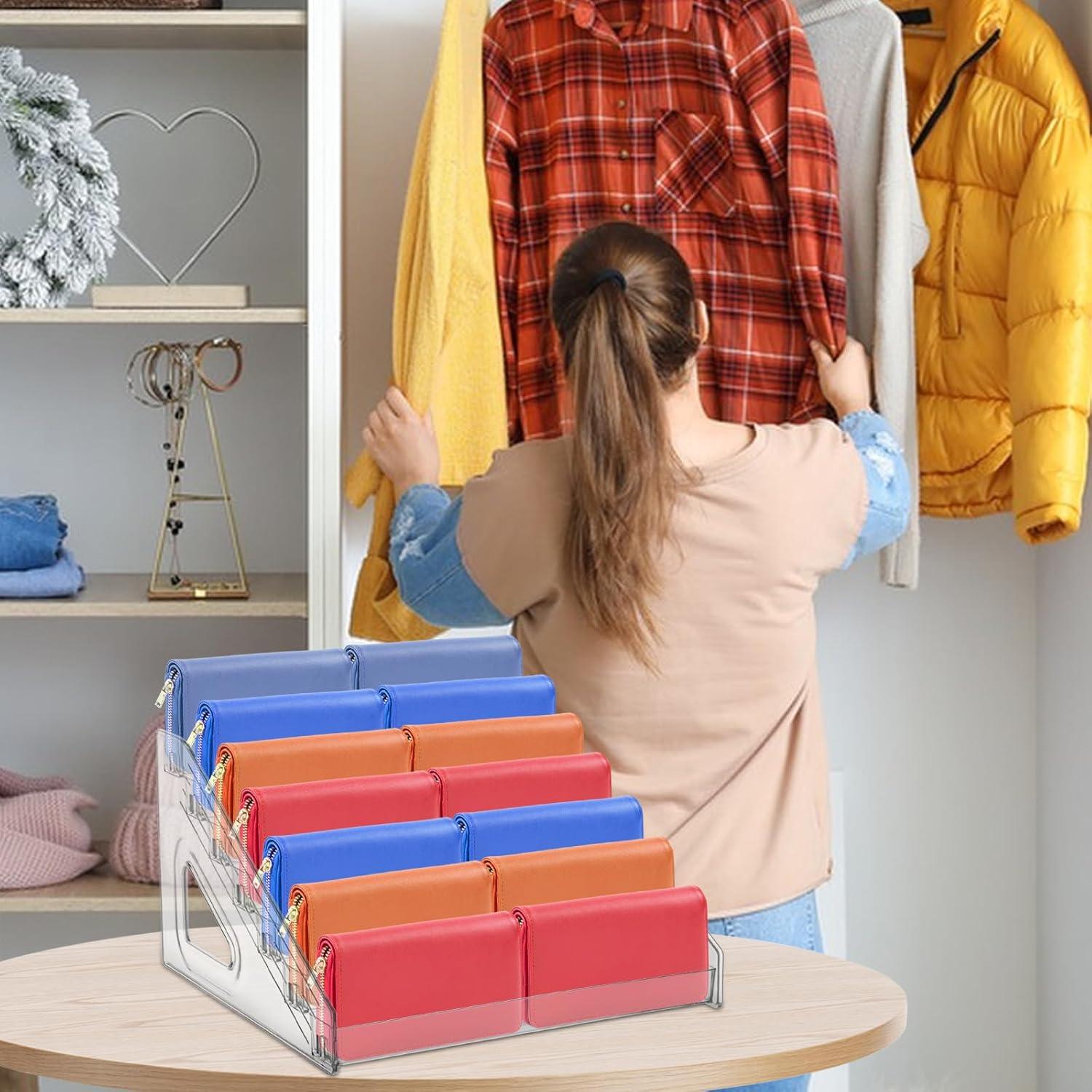 Soporte Acrílico Transparente 7 Niveles para Bolsos Sibosen