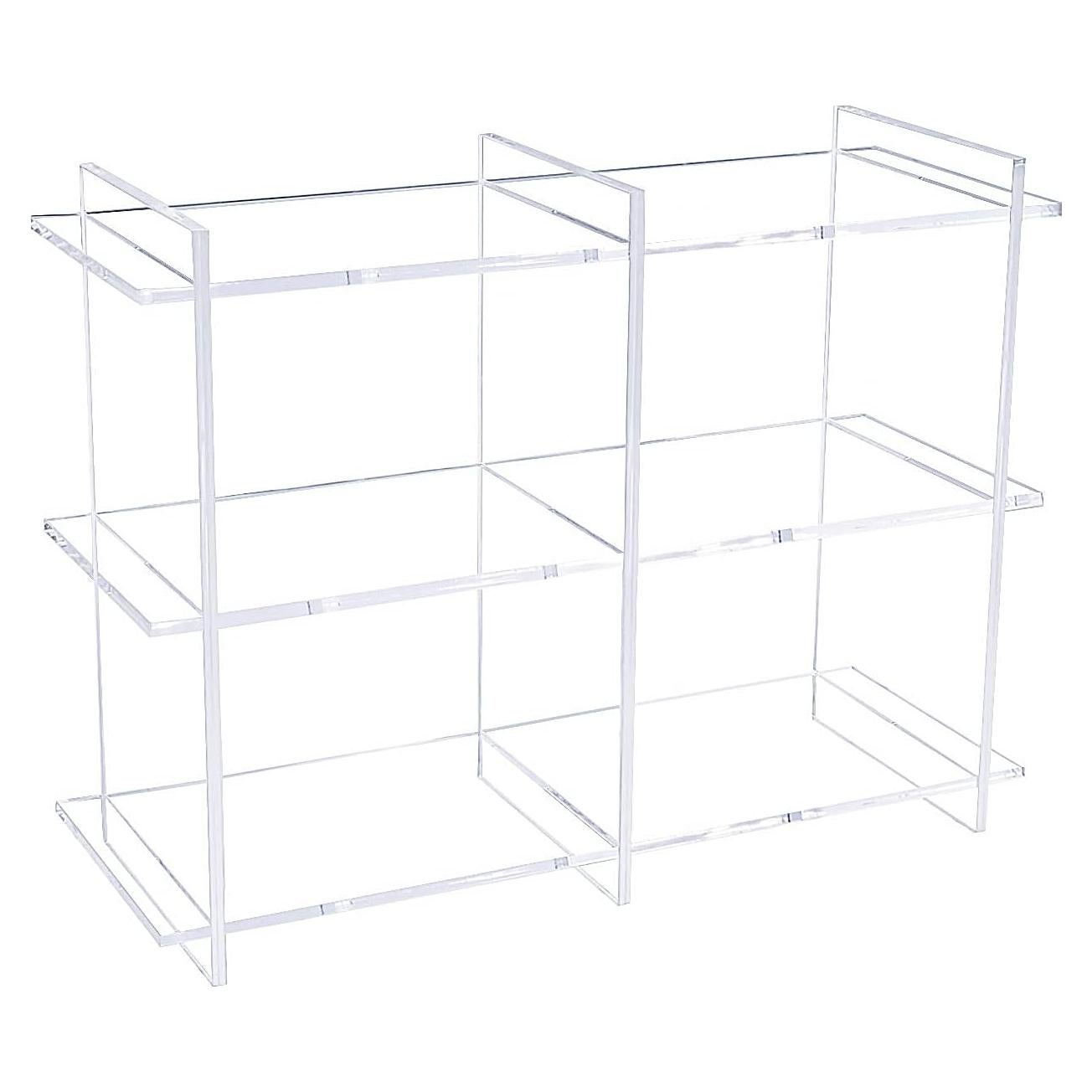 Estante de exhibición acrílico 3 niveles Sumerflos 40.1x14x30cm