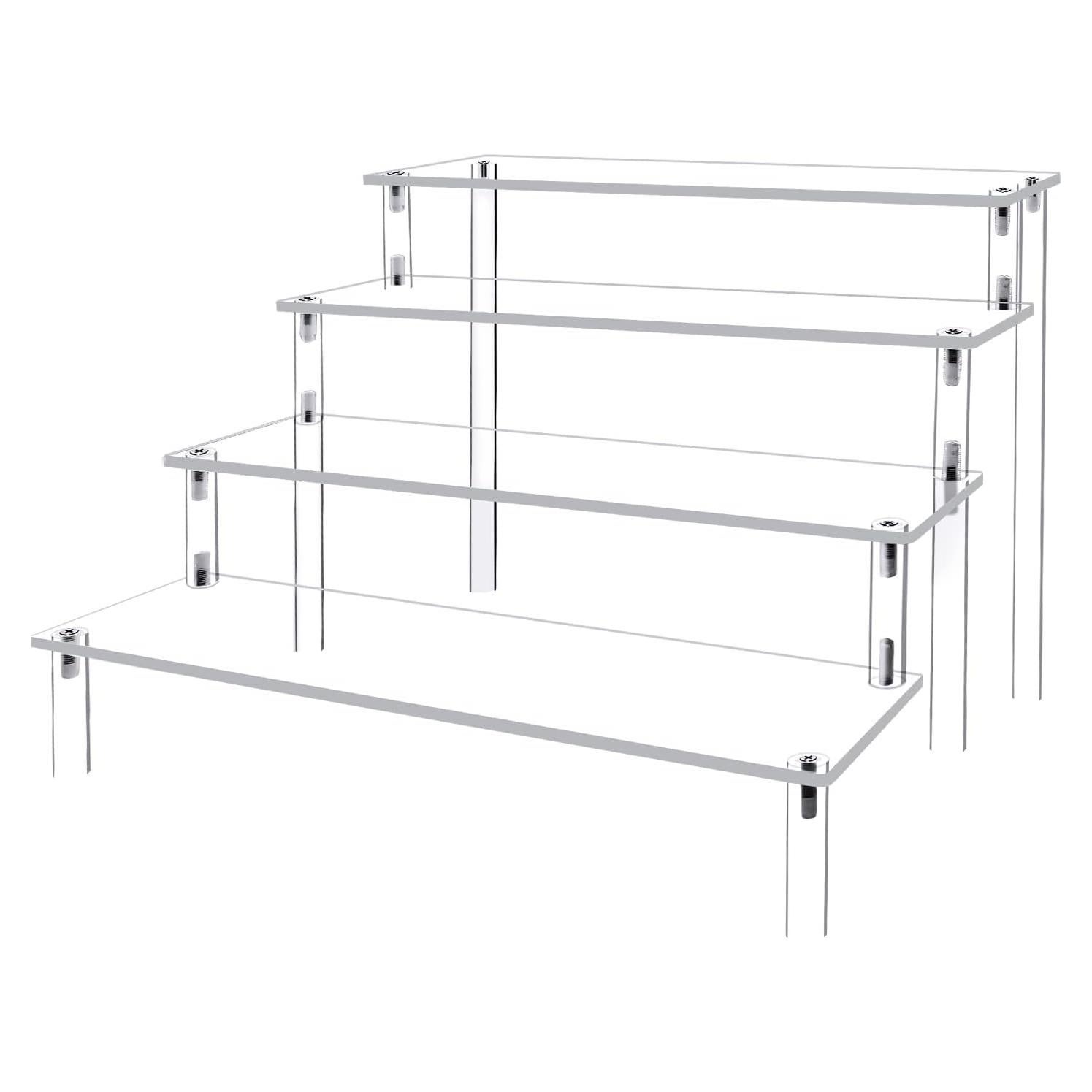 Soporte acrílico de exhibición 4 niveles M-sorflly para perfumes