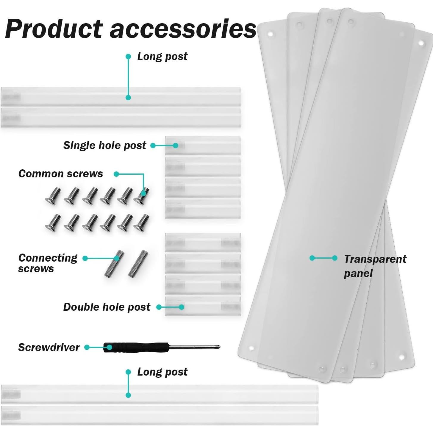 Soporte acrílico de exhibición 4 niveles M-sorflly para perfumes