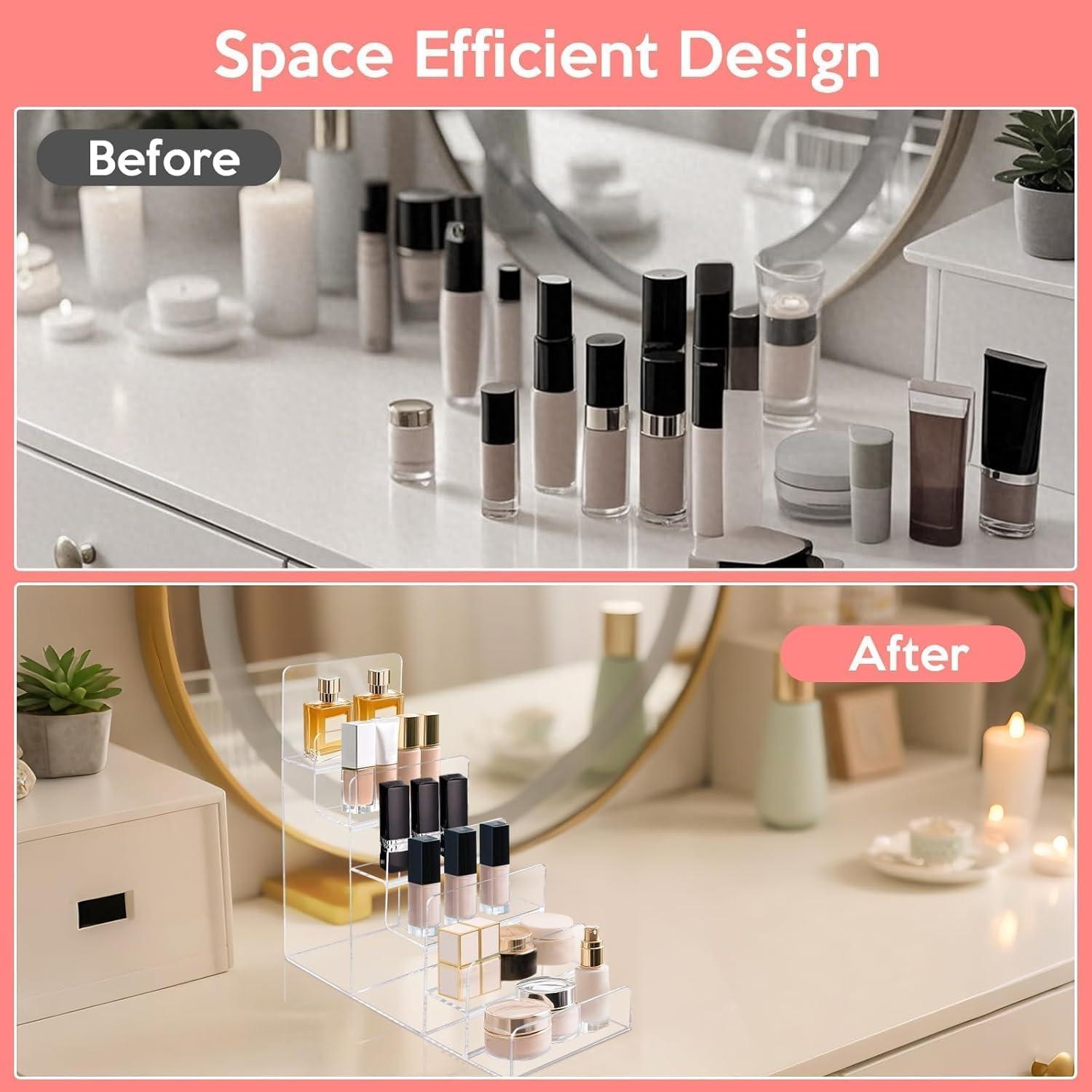 Soporte de exhibición acrílico 6 niveles Hoceium 21x10x24 cm