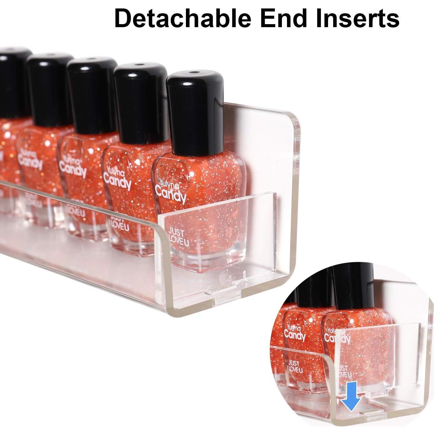 Estante de Esmalte de Uñas BTremary Montado en Pared 6 Niveles